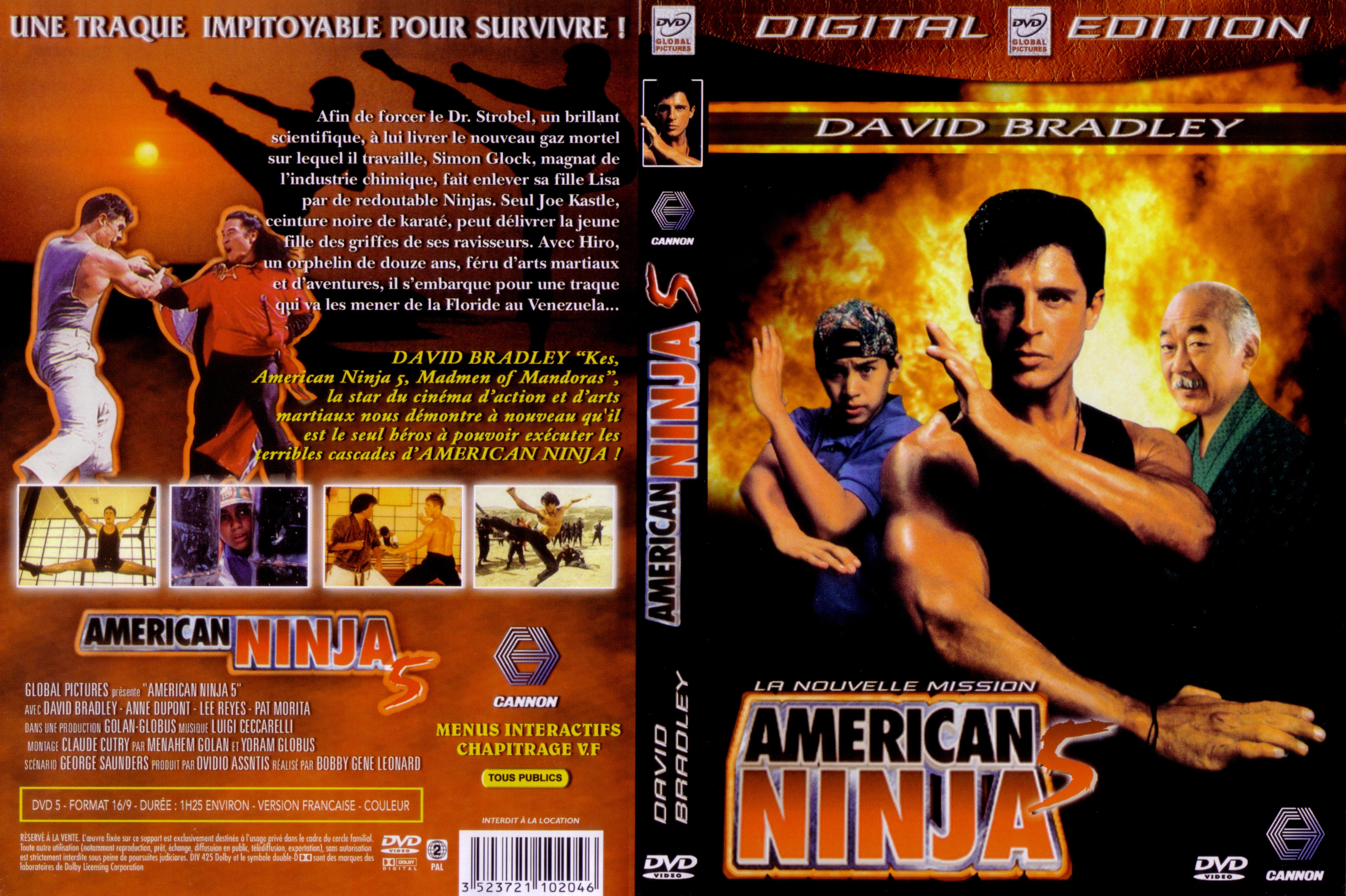Jaquette DVD American ninja 5 v2