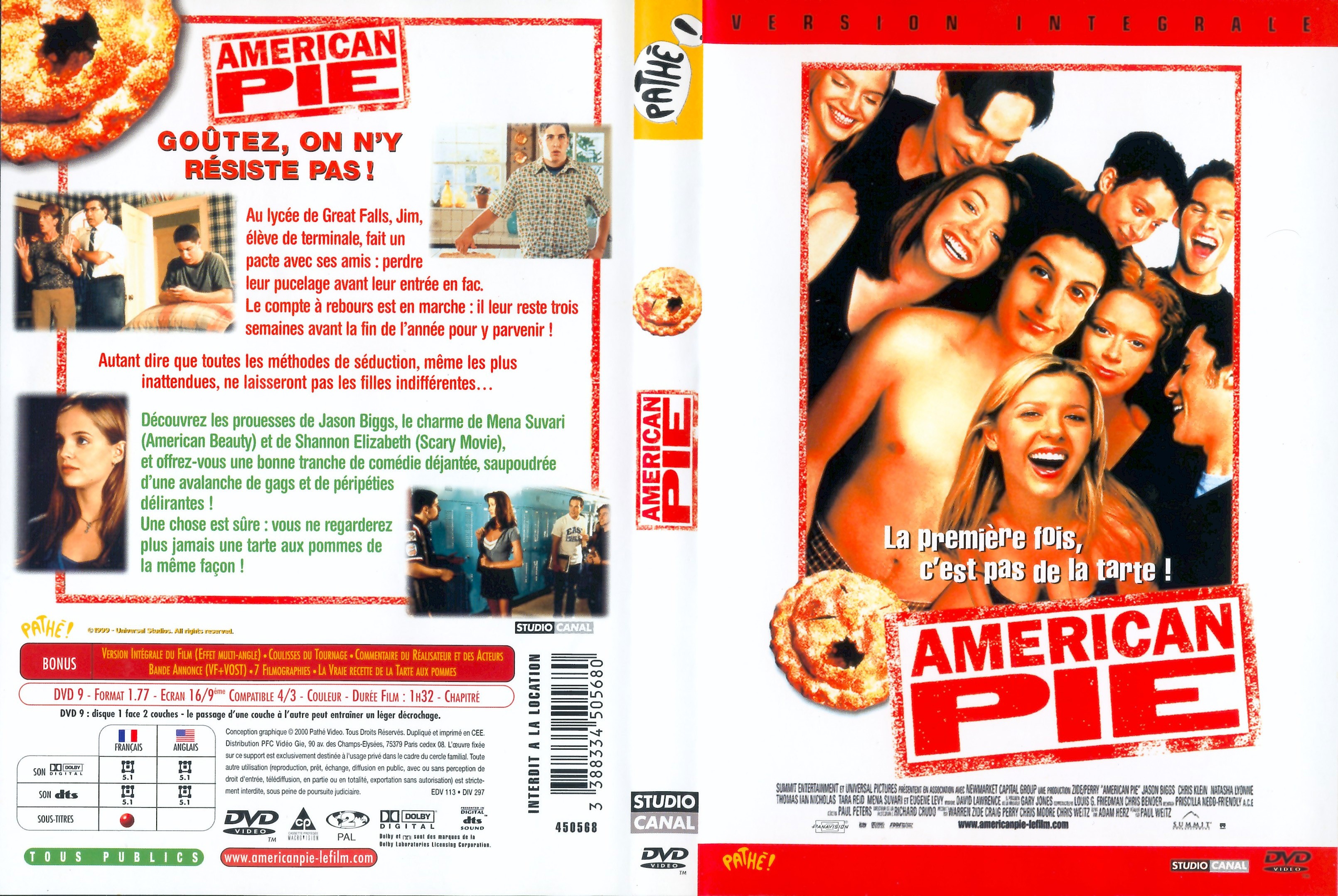 Jaquette DVD American pie