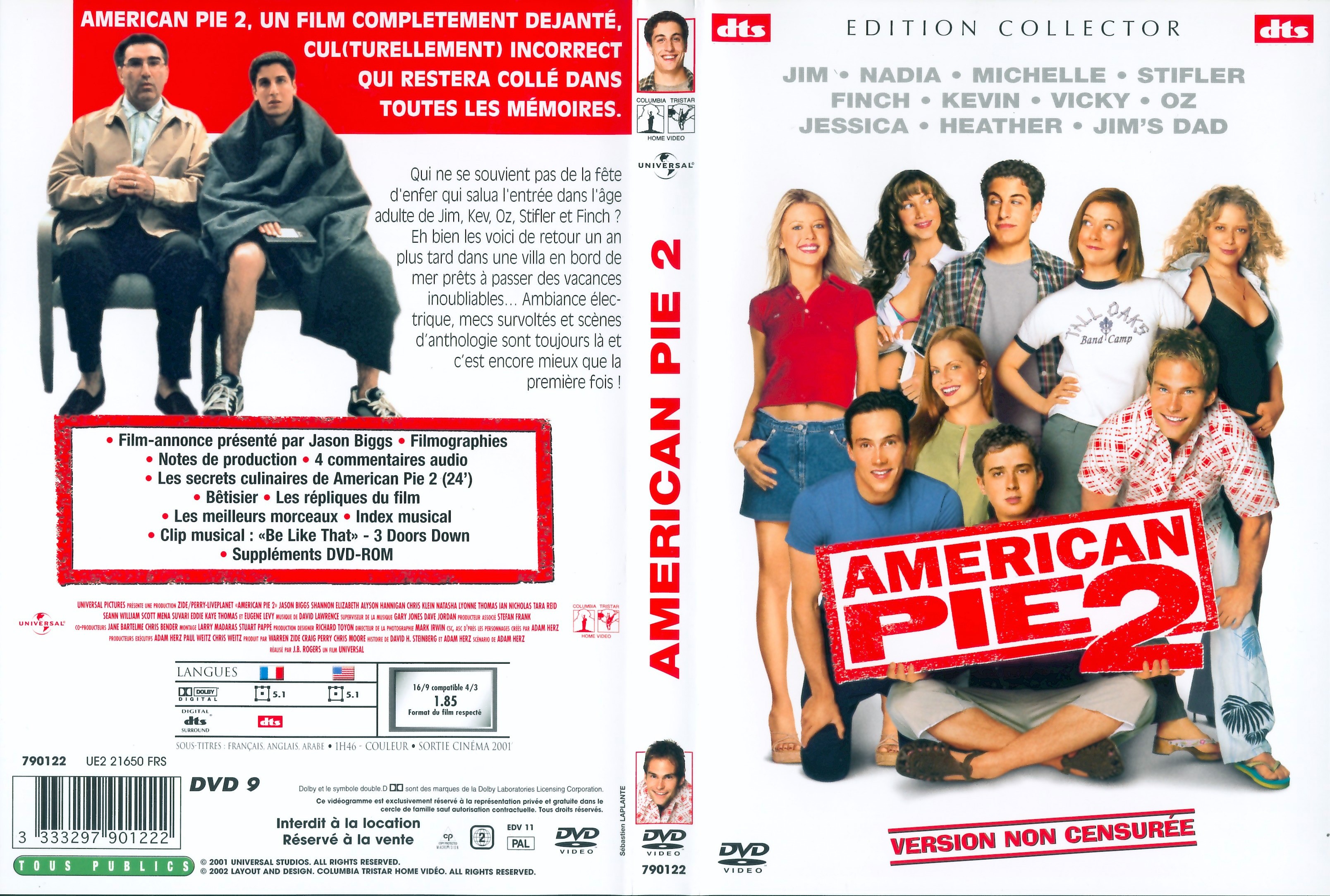 Jaquette DVD American pie 2