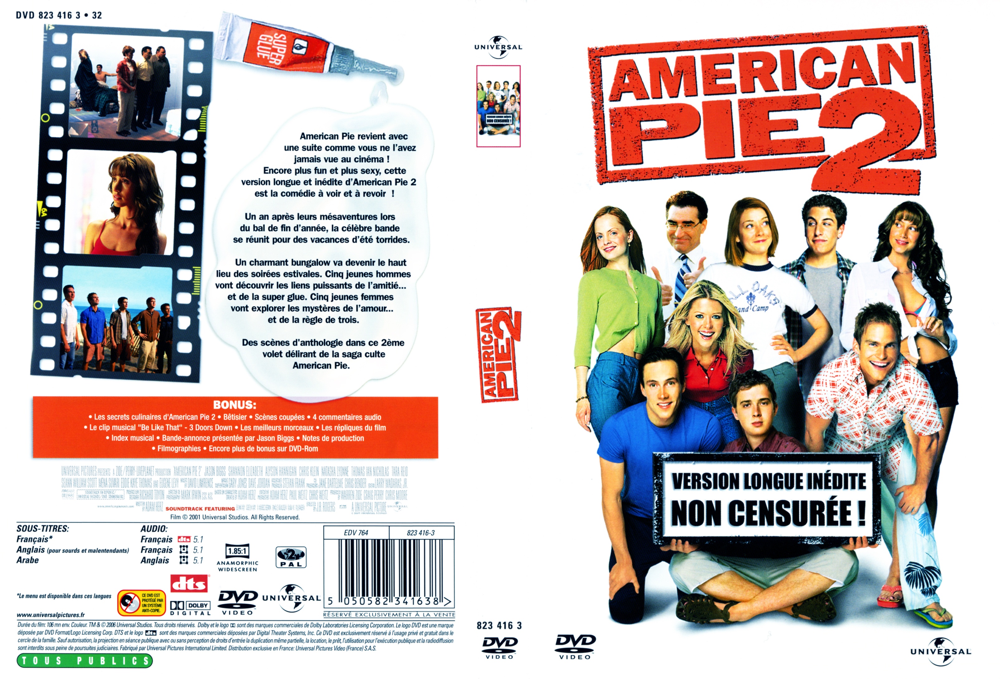Jaquette DVD American pie 2 v2