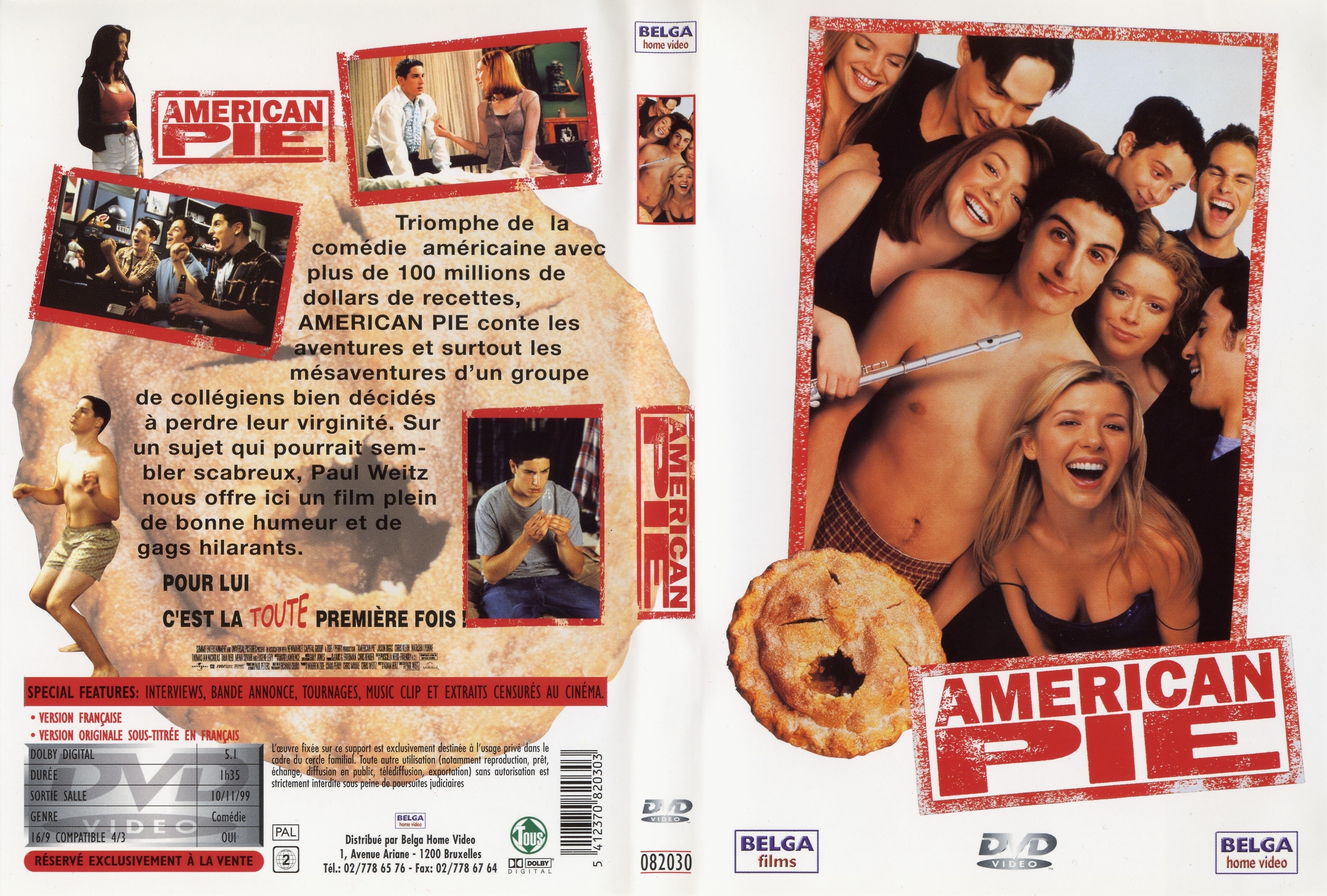 Jaquette DVD American pie v2