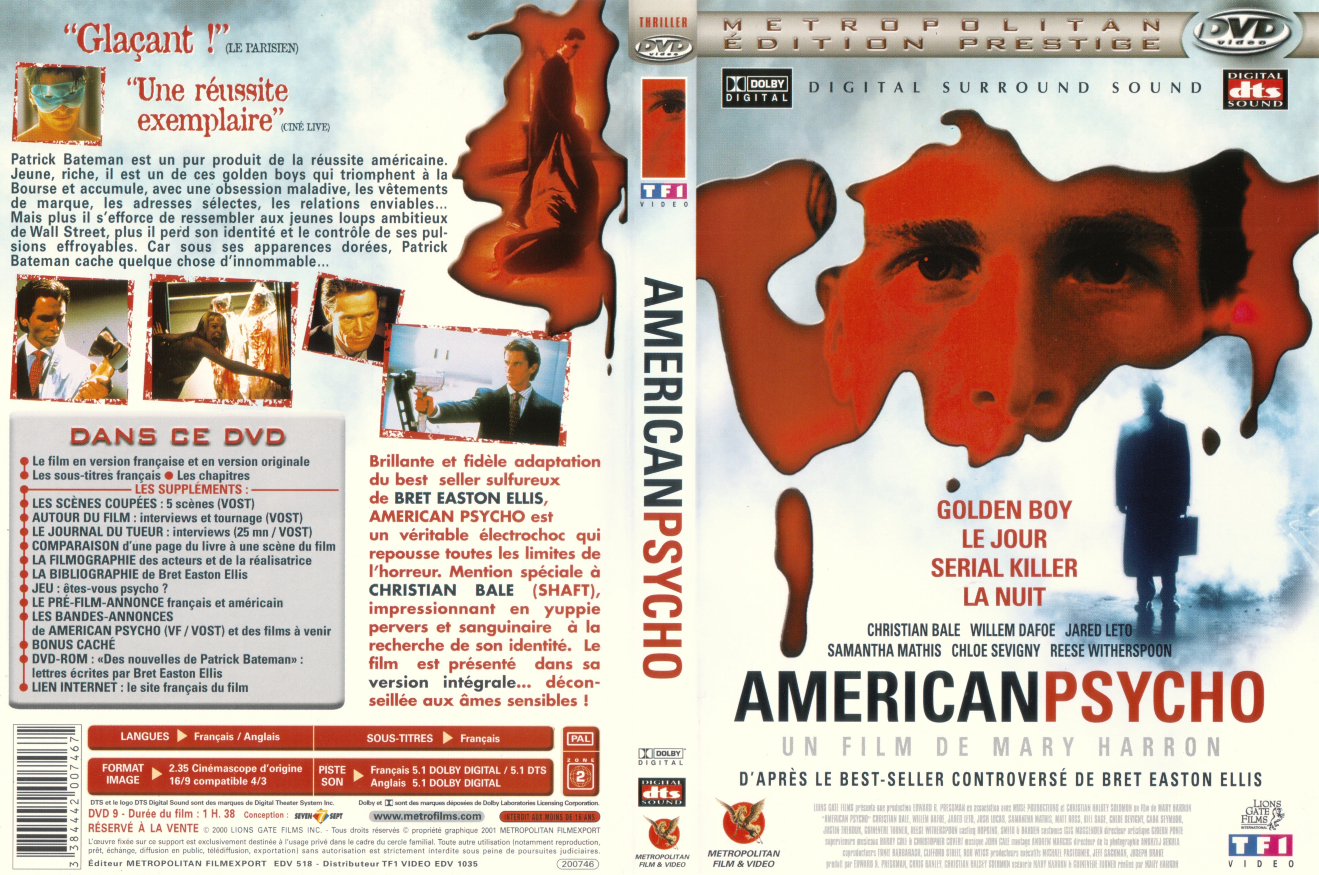Jaquette DVD American psycho
