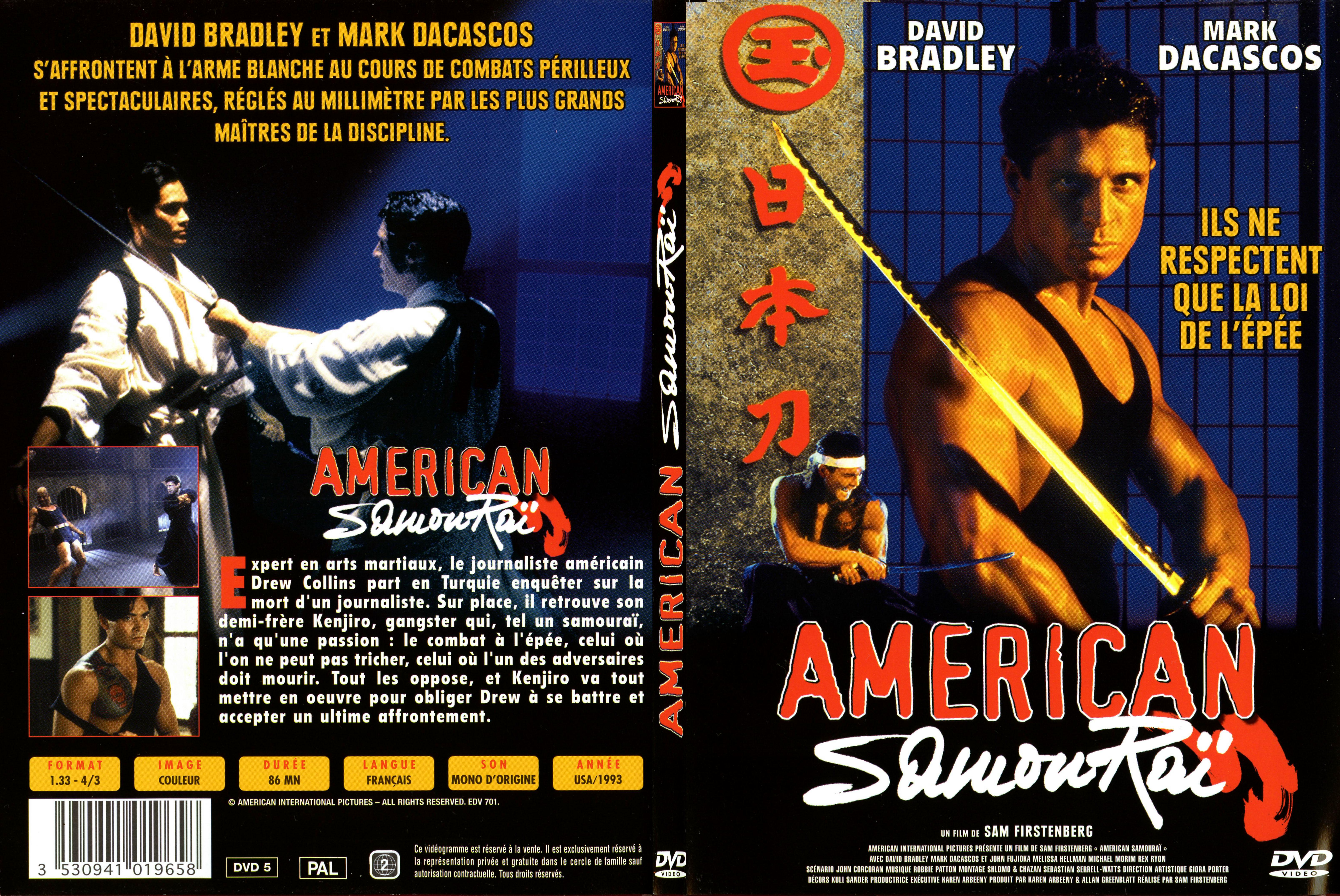 Jaquette DVD American samourai - SLIM