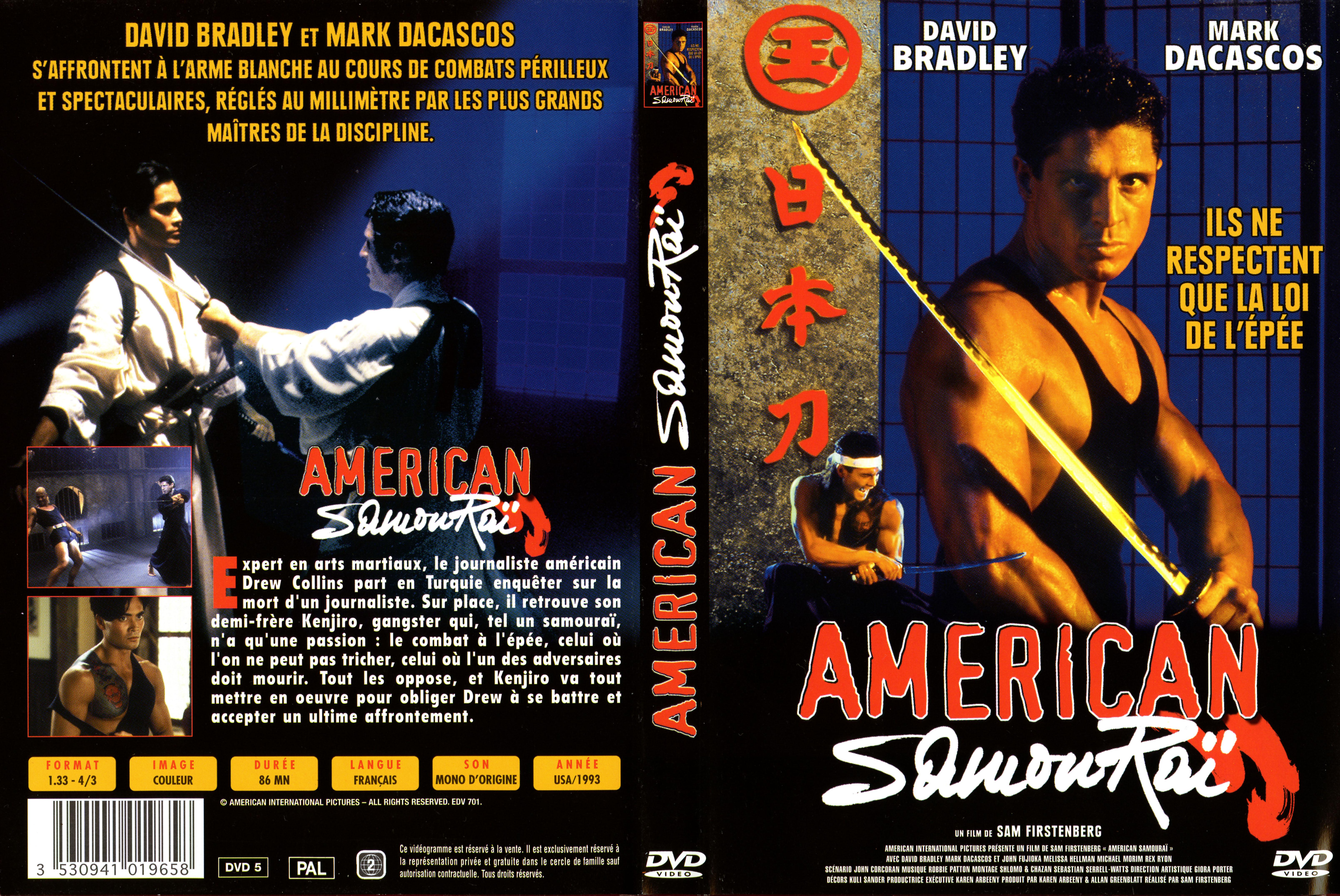 Jaquette DVD American samourai v2