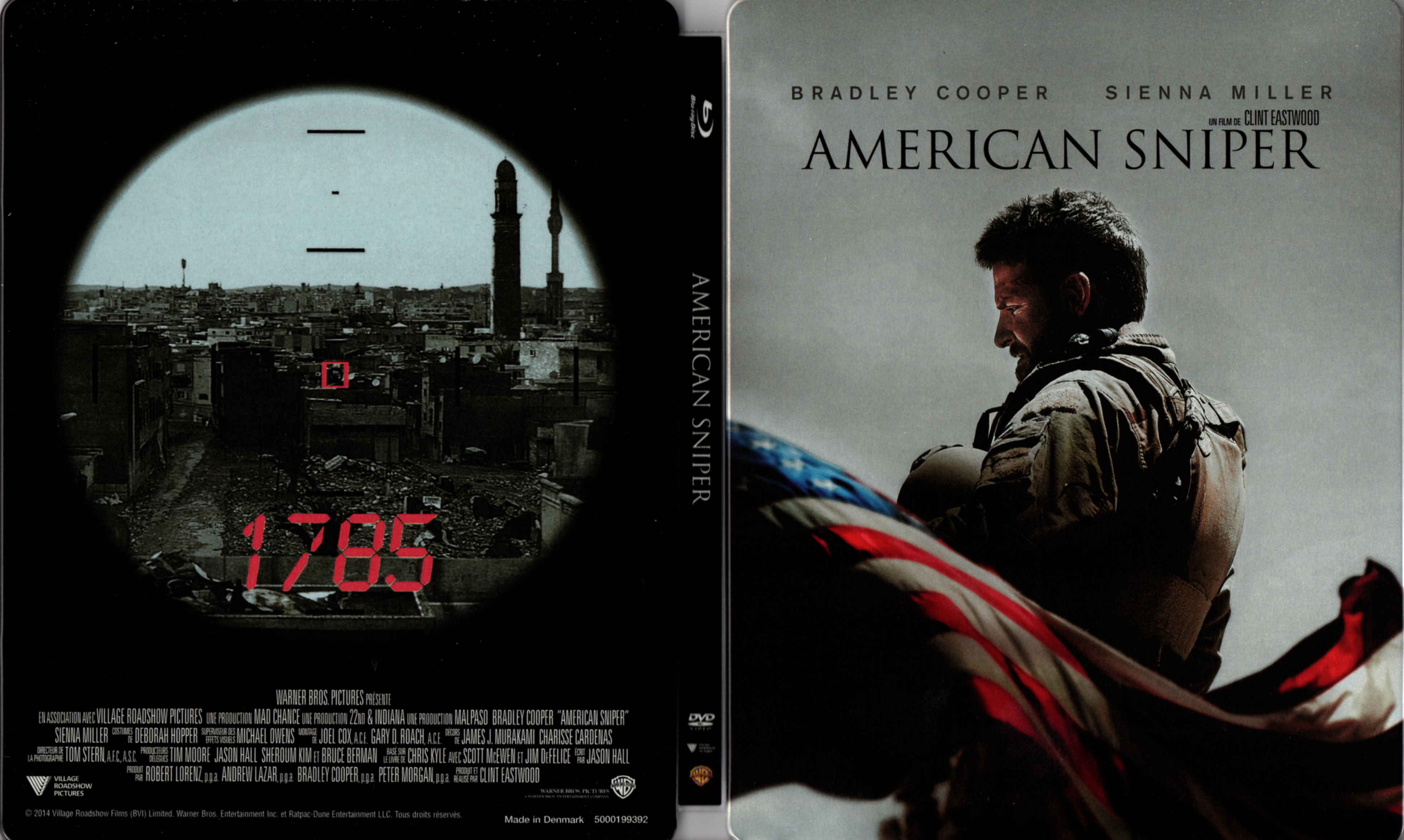 Jaquette DVD American sniper (BLU-RAY) v2