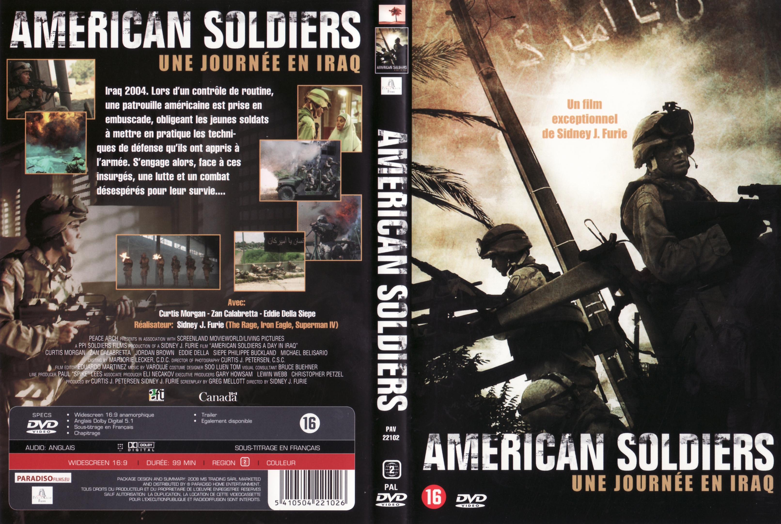 Jaquette DVD American soldiers