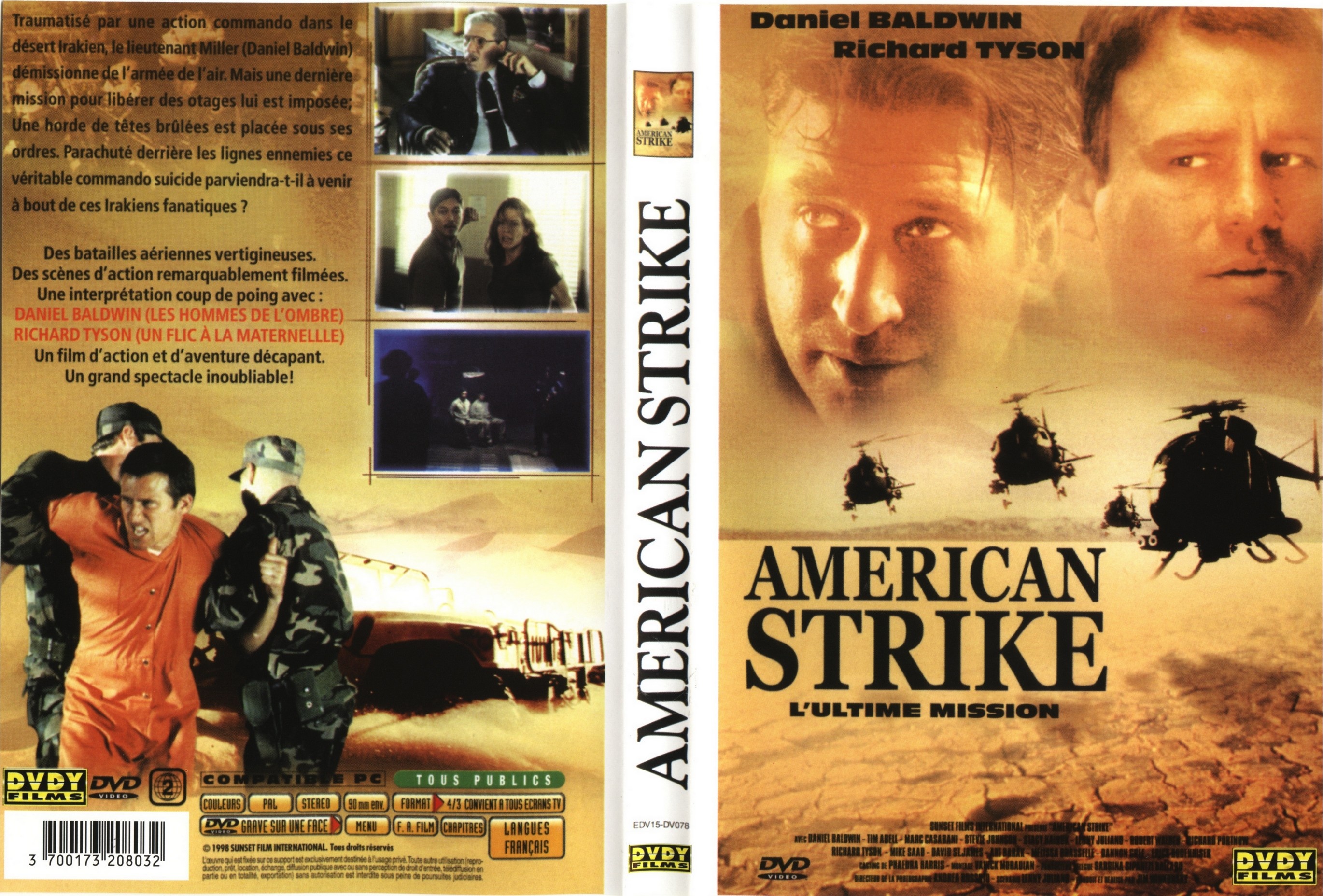 Jaquette DVD American strike l