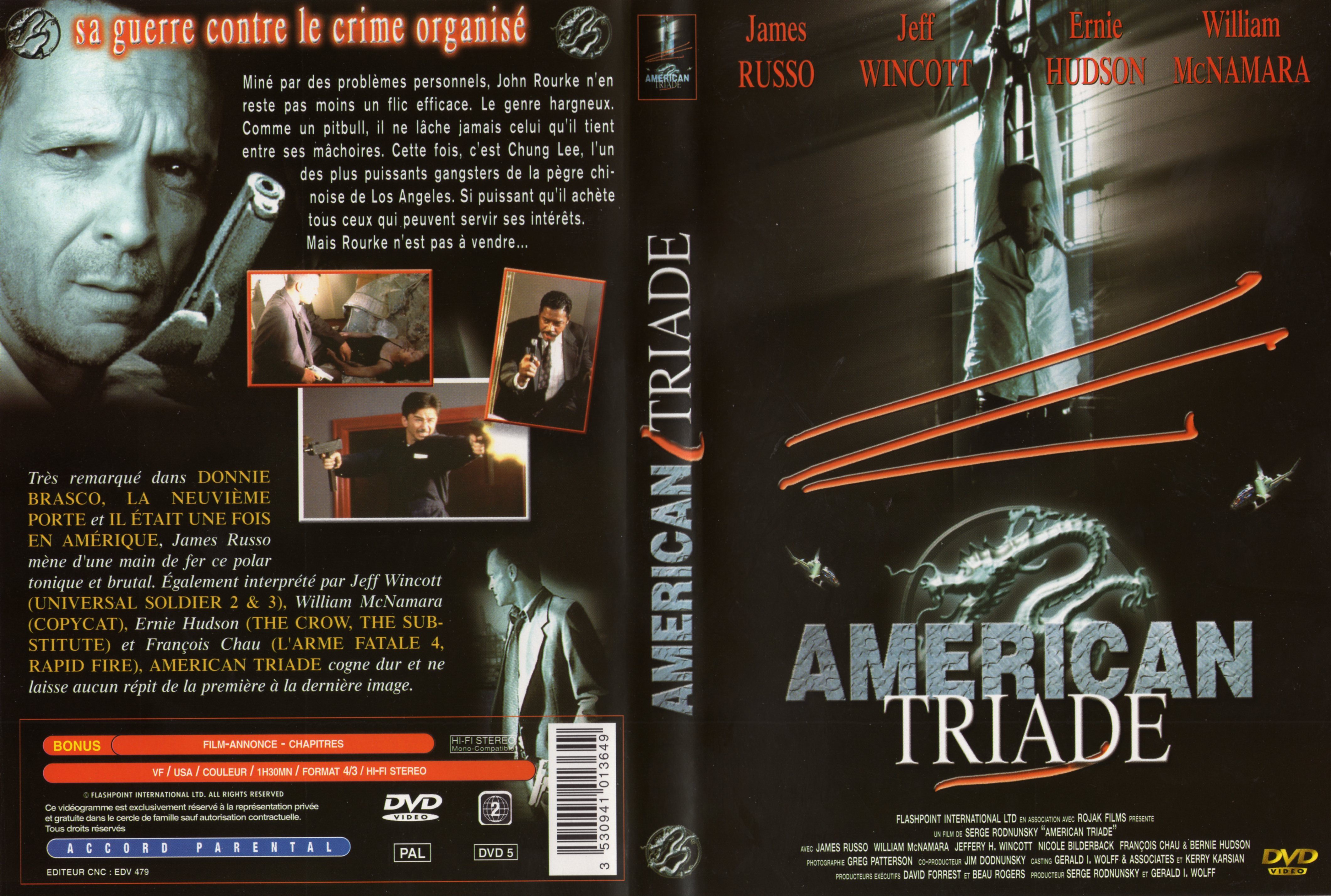 Jaquette DVD American triade