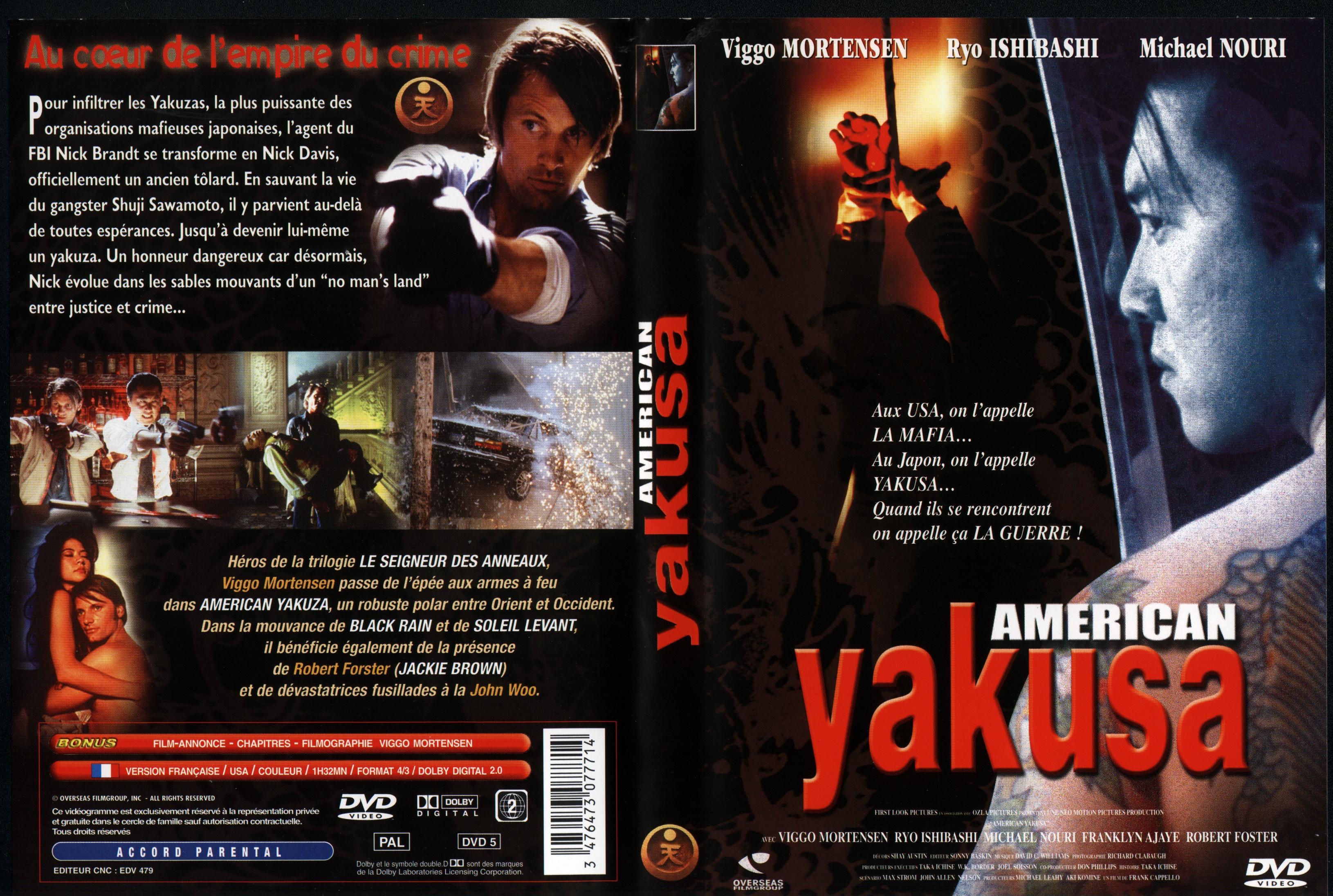 Jaquette DVD American yakusa
