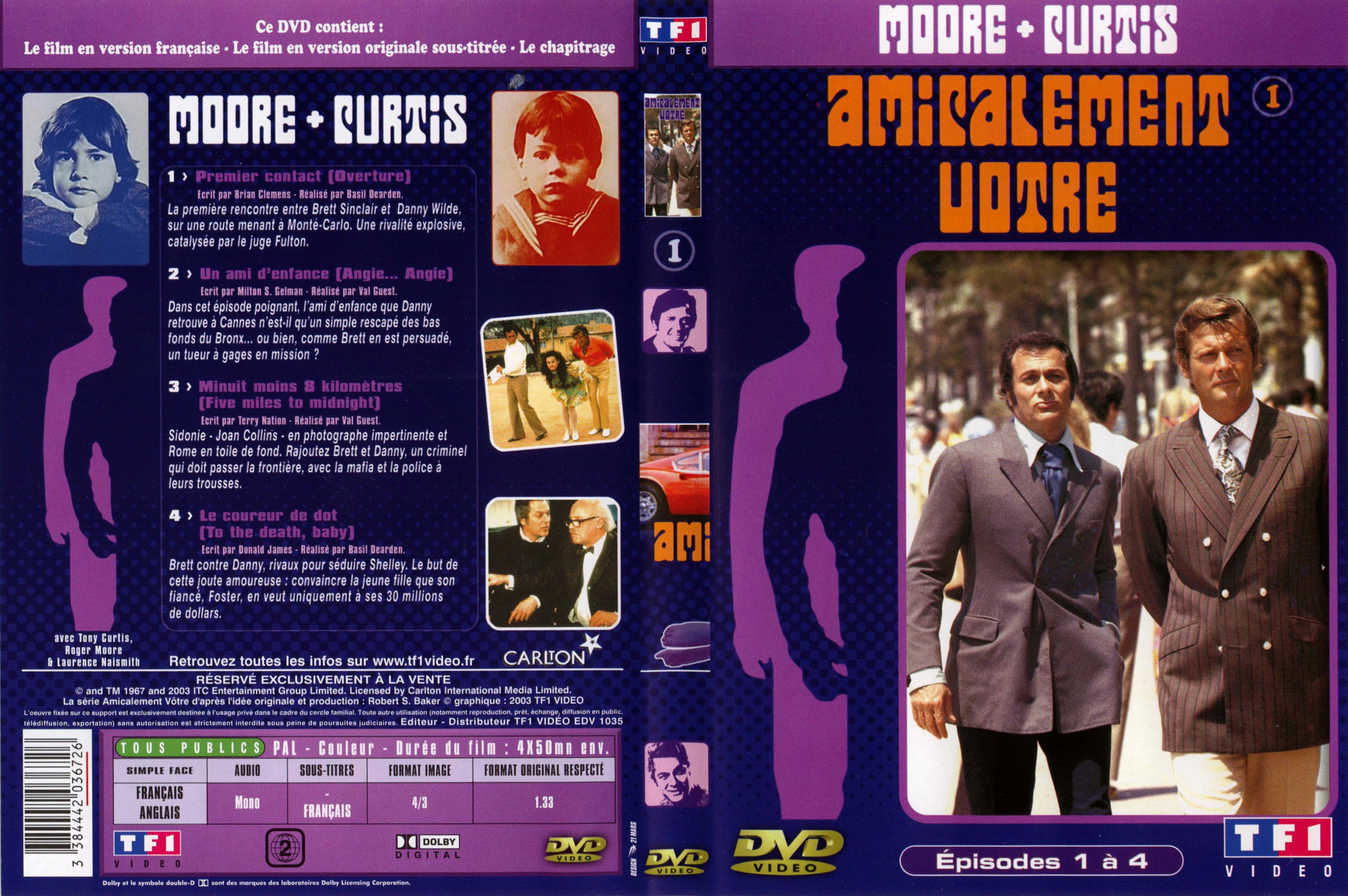 Jaquette DVD Amicalement votre vol 1