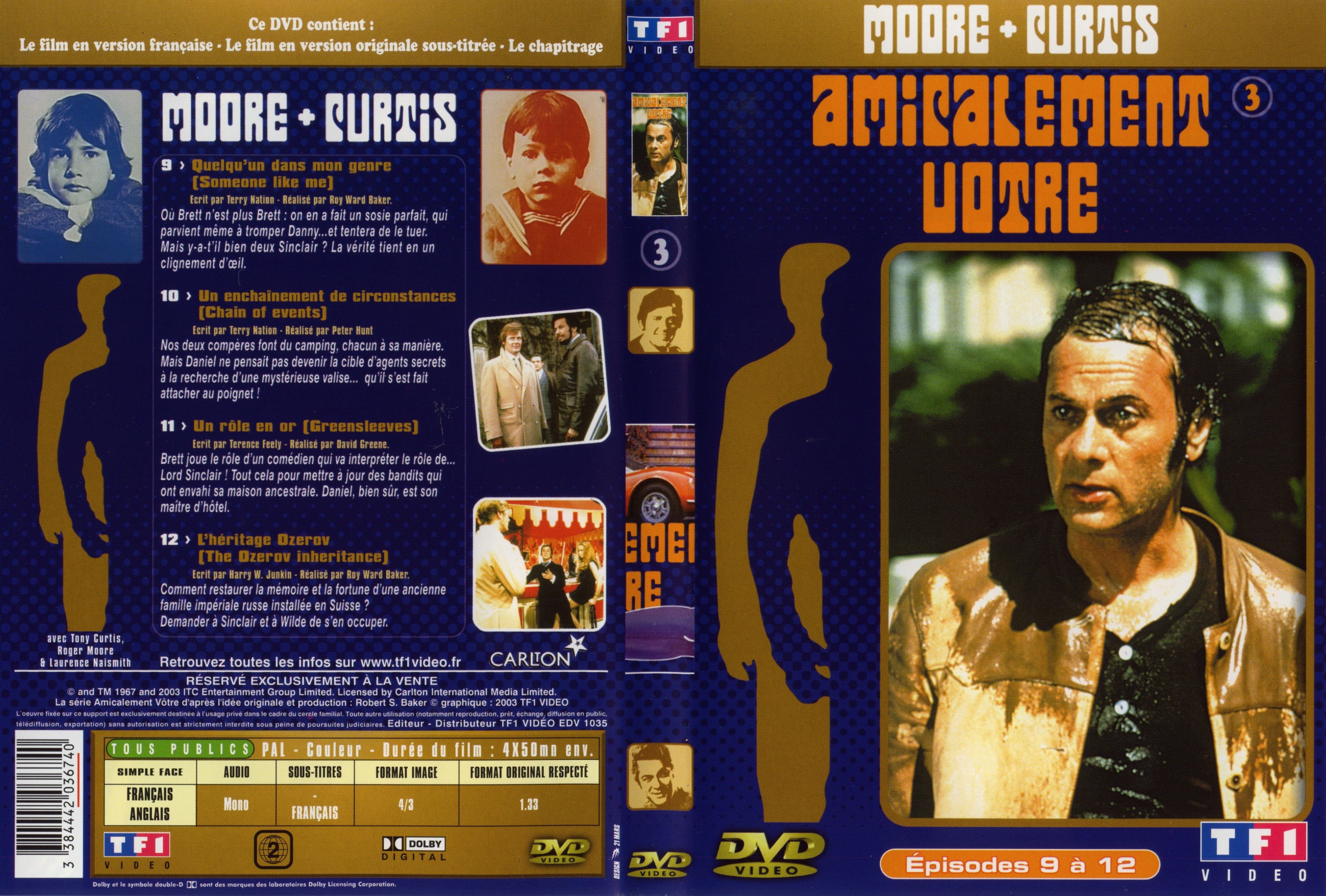 Jaquette DVD Amicalement votre vol 3