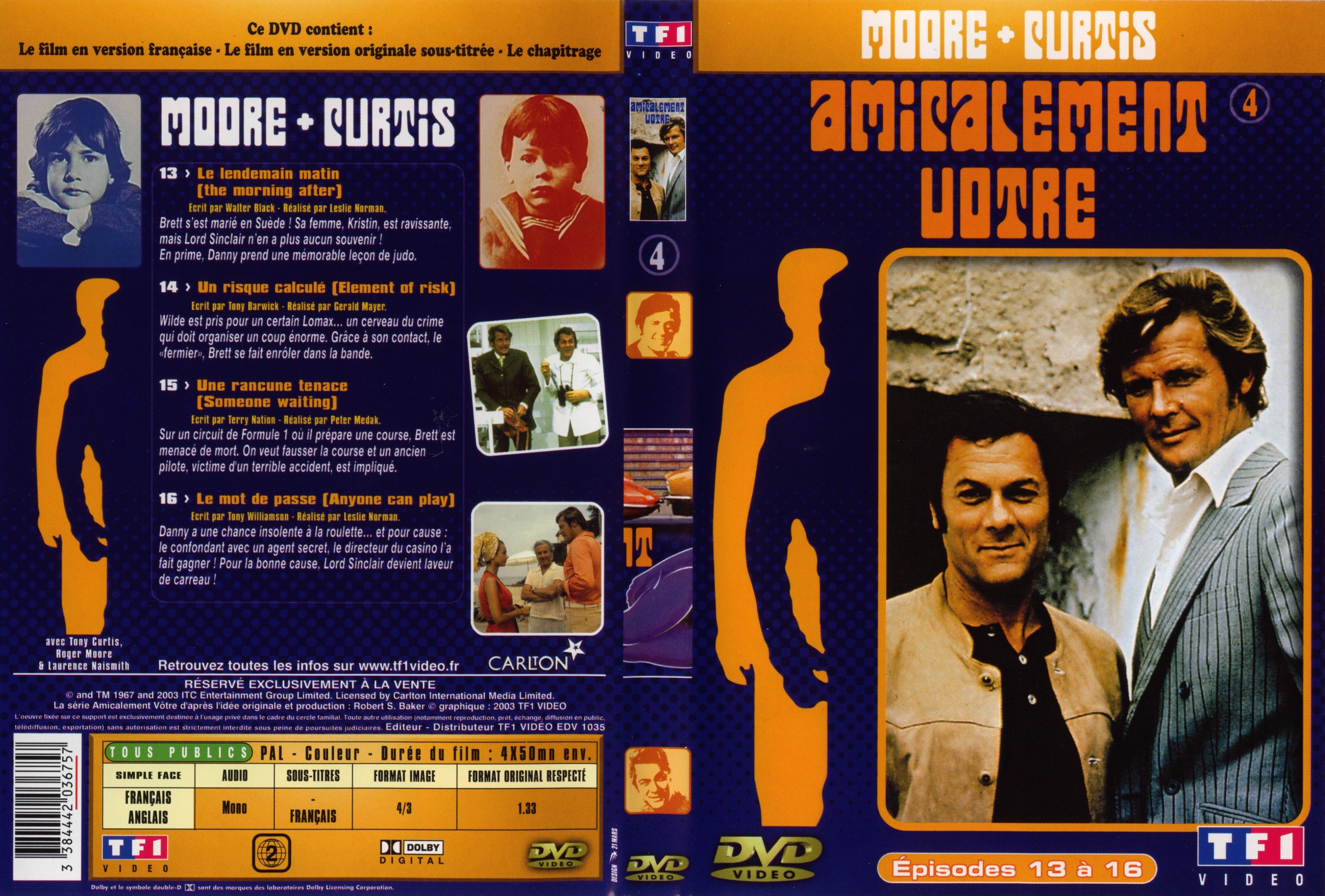 Jaquette DVD Amicalement votre vol 4