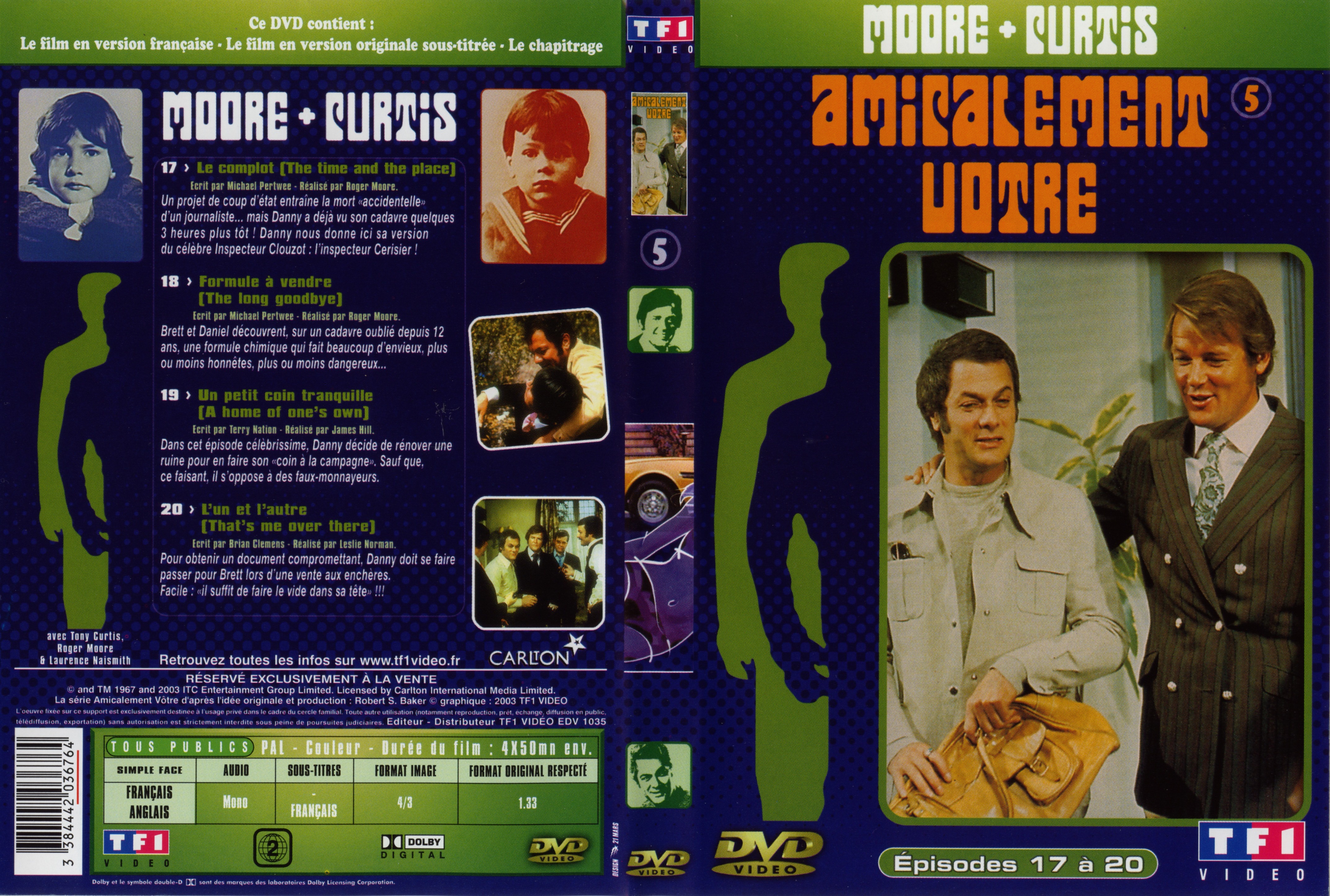 Jaquette DVD Amicalement votre vol 5