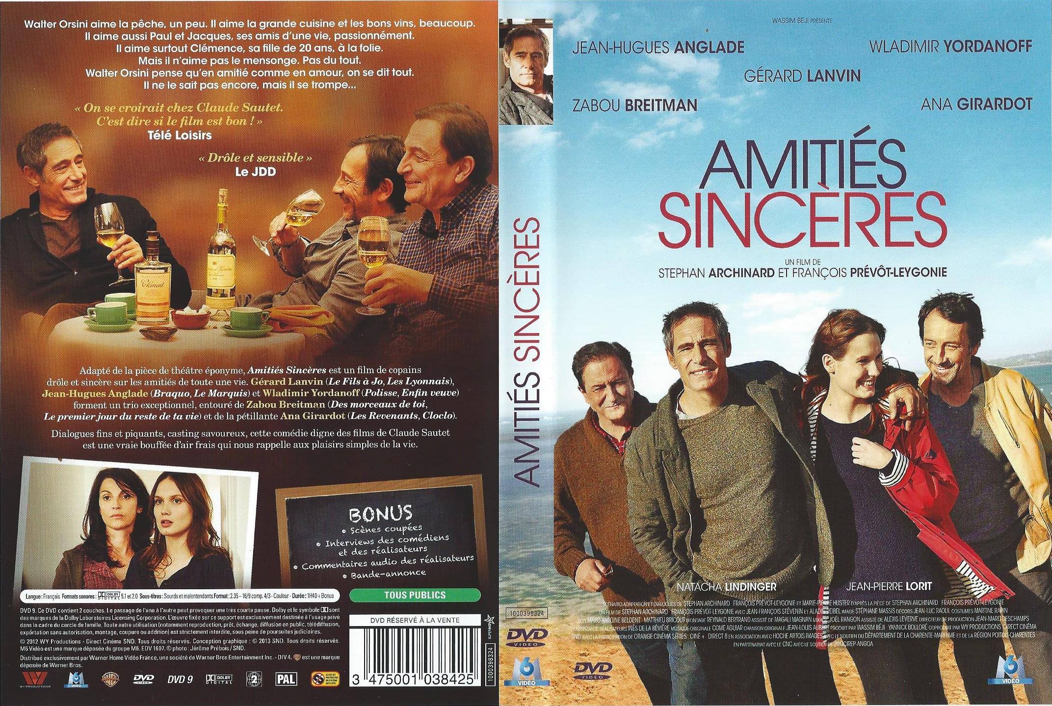 Jaquette DVD Amitis sincres
