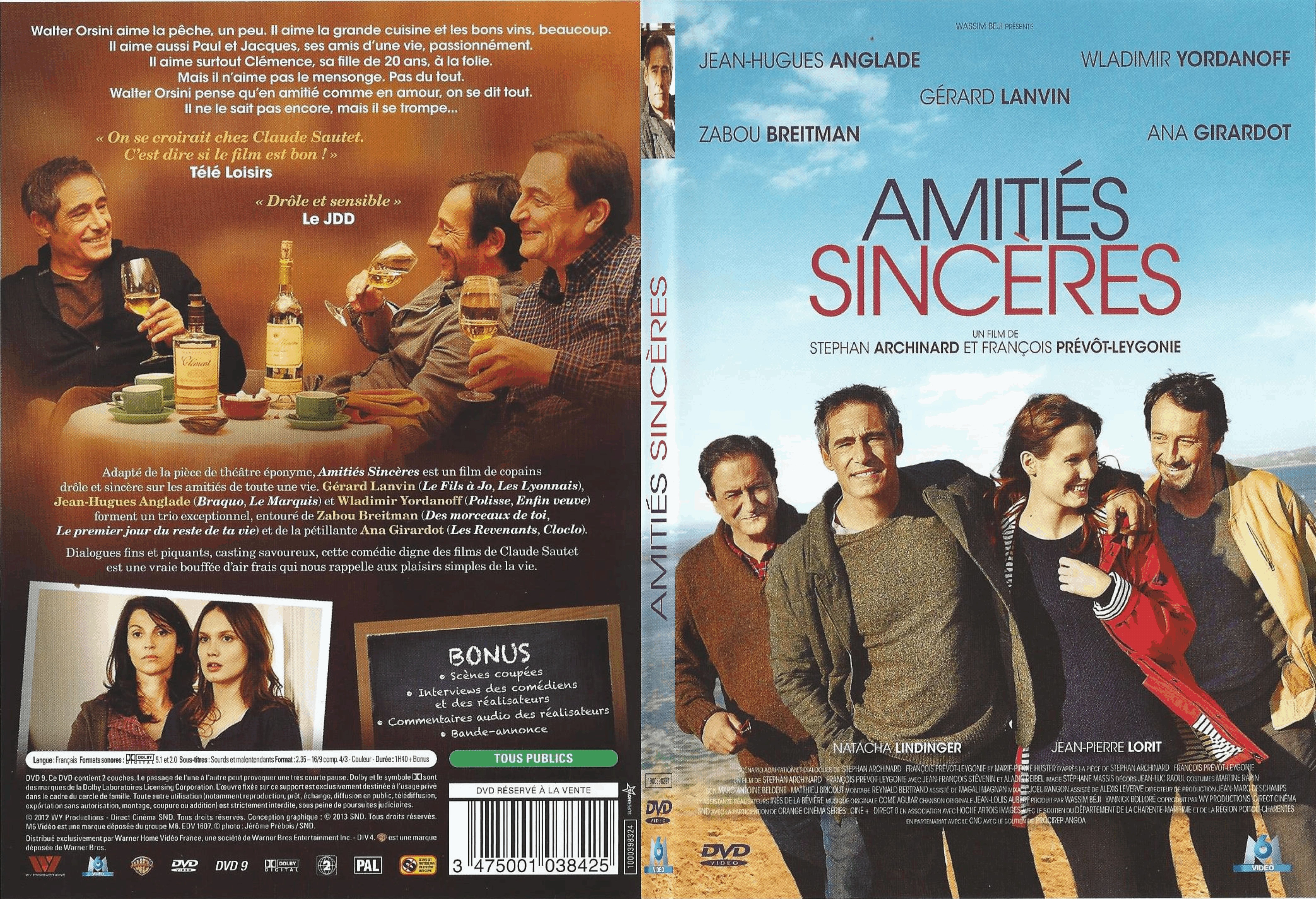 Jaquette DVD Amitis sincres - SLIM