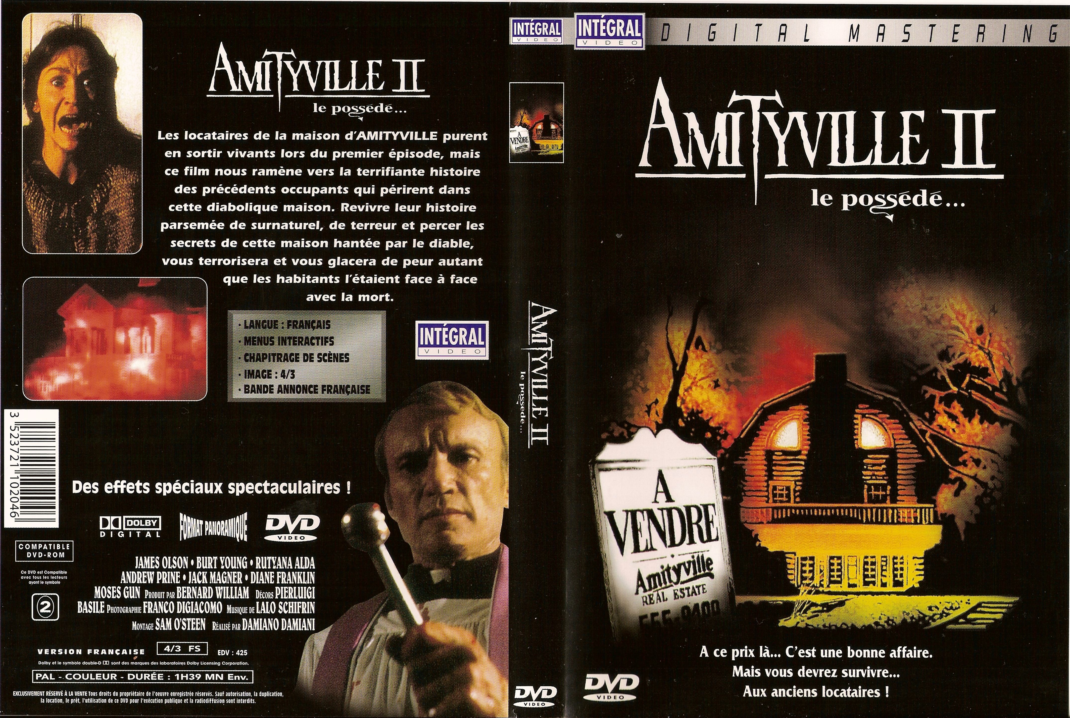 Jaquette DVD Amityville 2