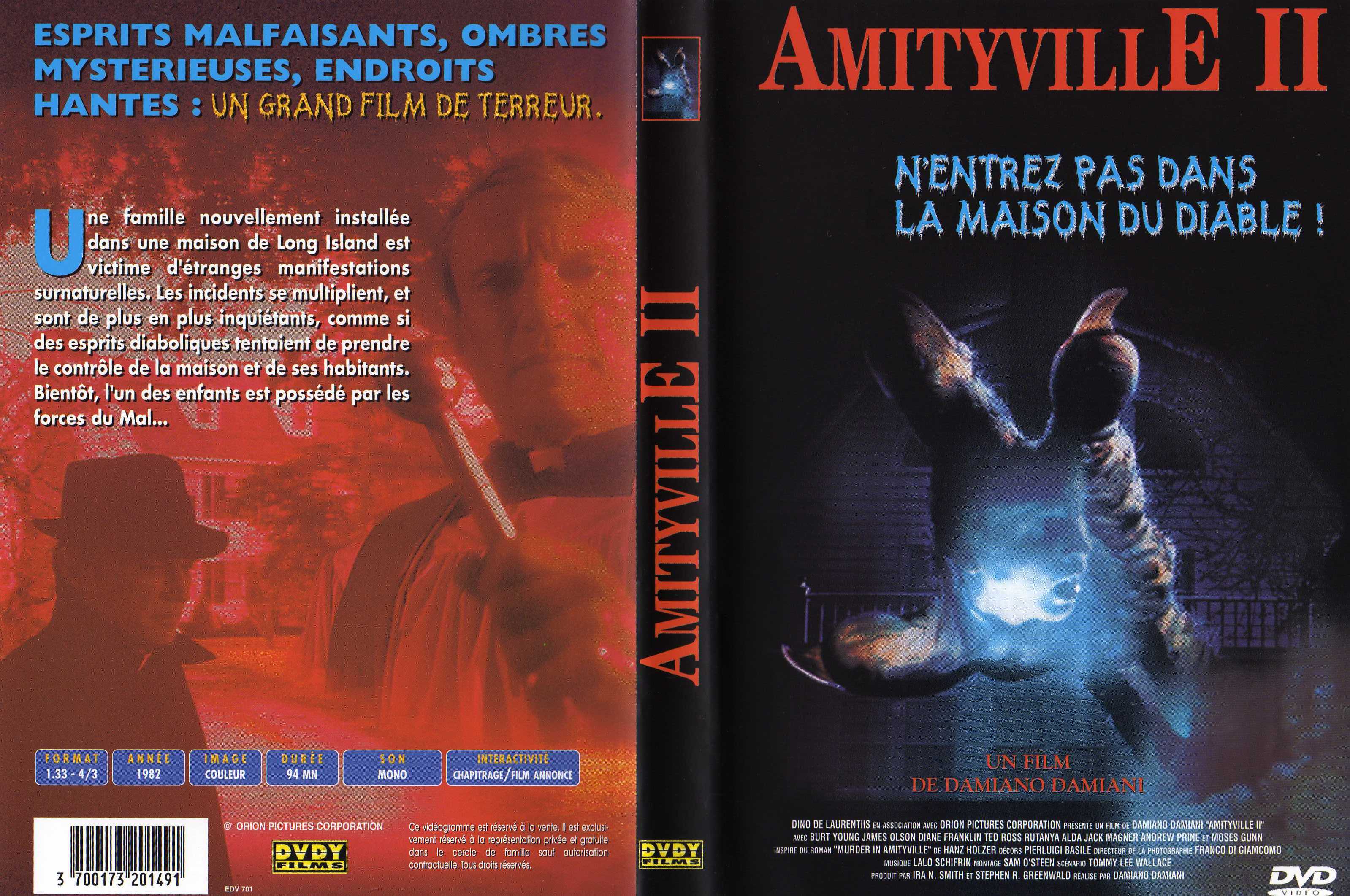 Jaquette DVD Amityville 2 v2