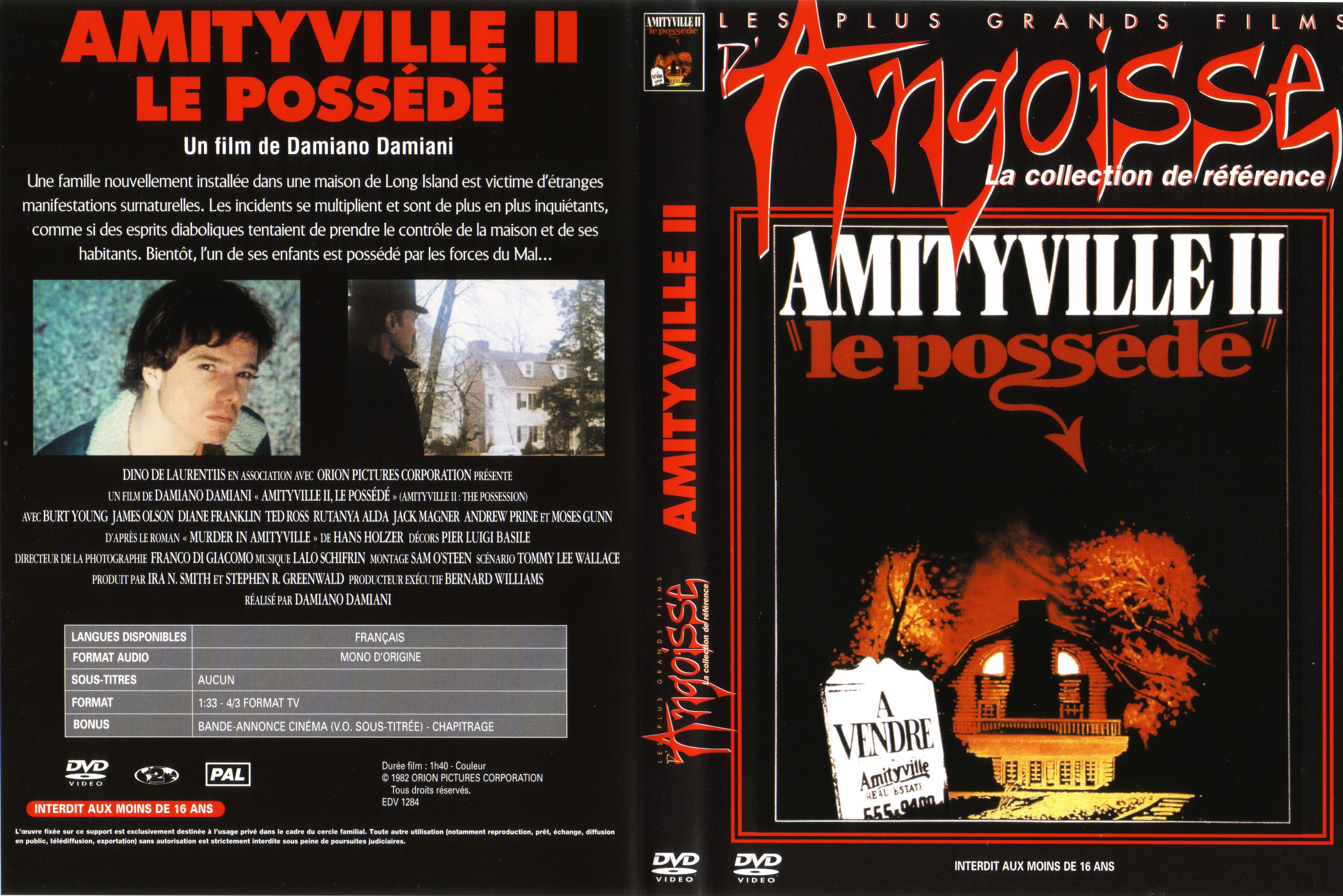 Jaquette DVD Amityville 2 v3