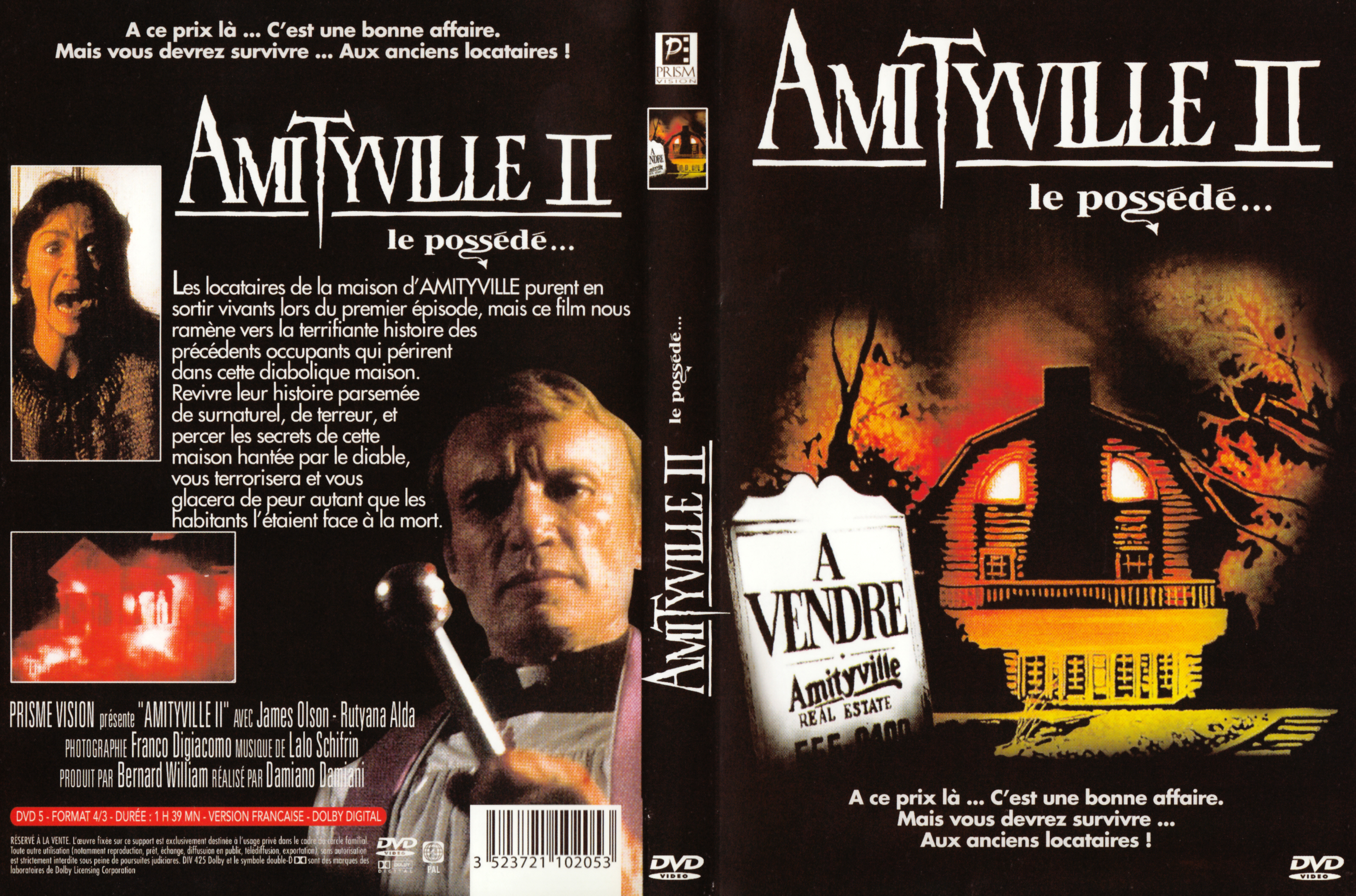 Jaquette DVD Amityville 2 v5