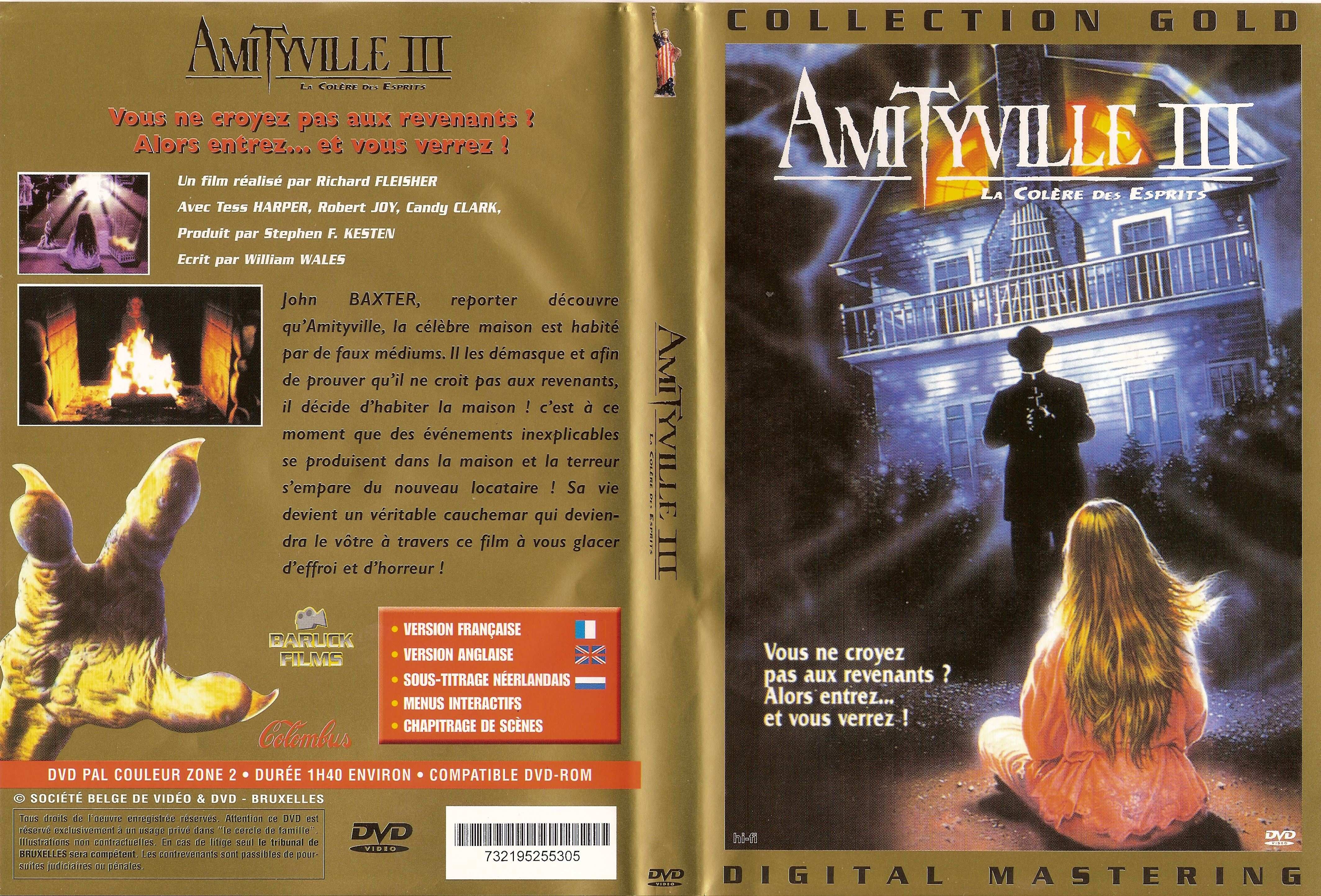Jaquette DVD Amityville 3