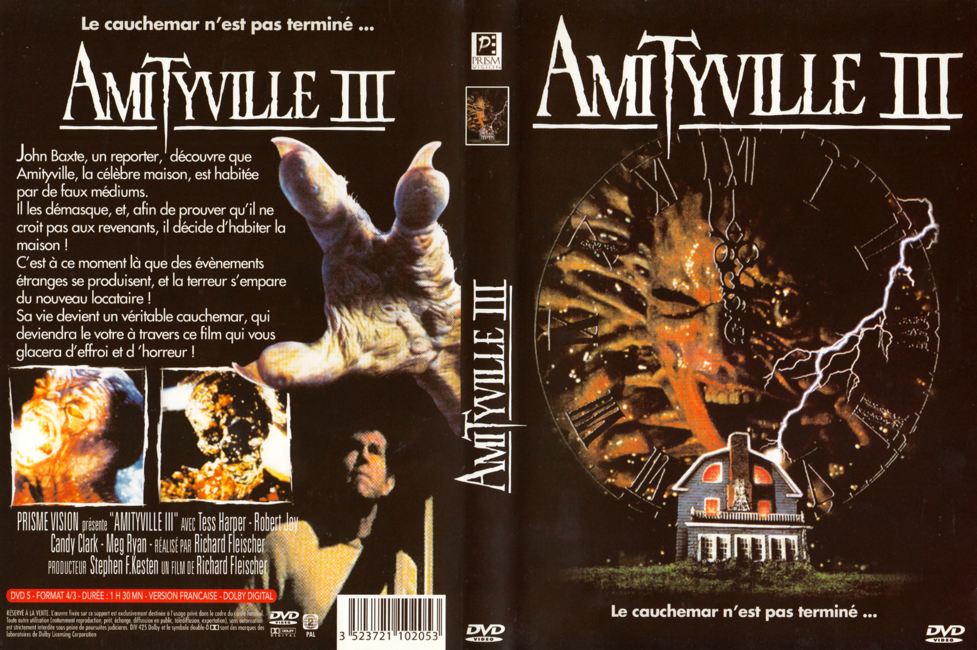 Jaquette DVD Amityville 3 v4