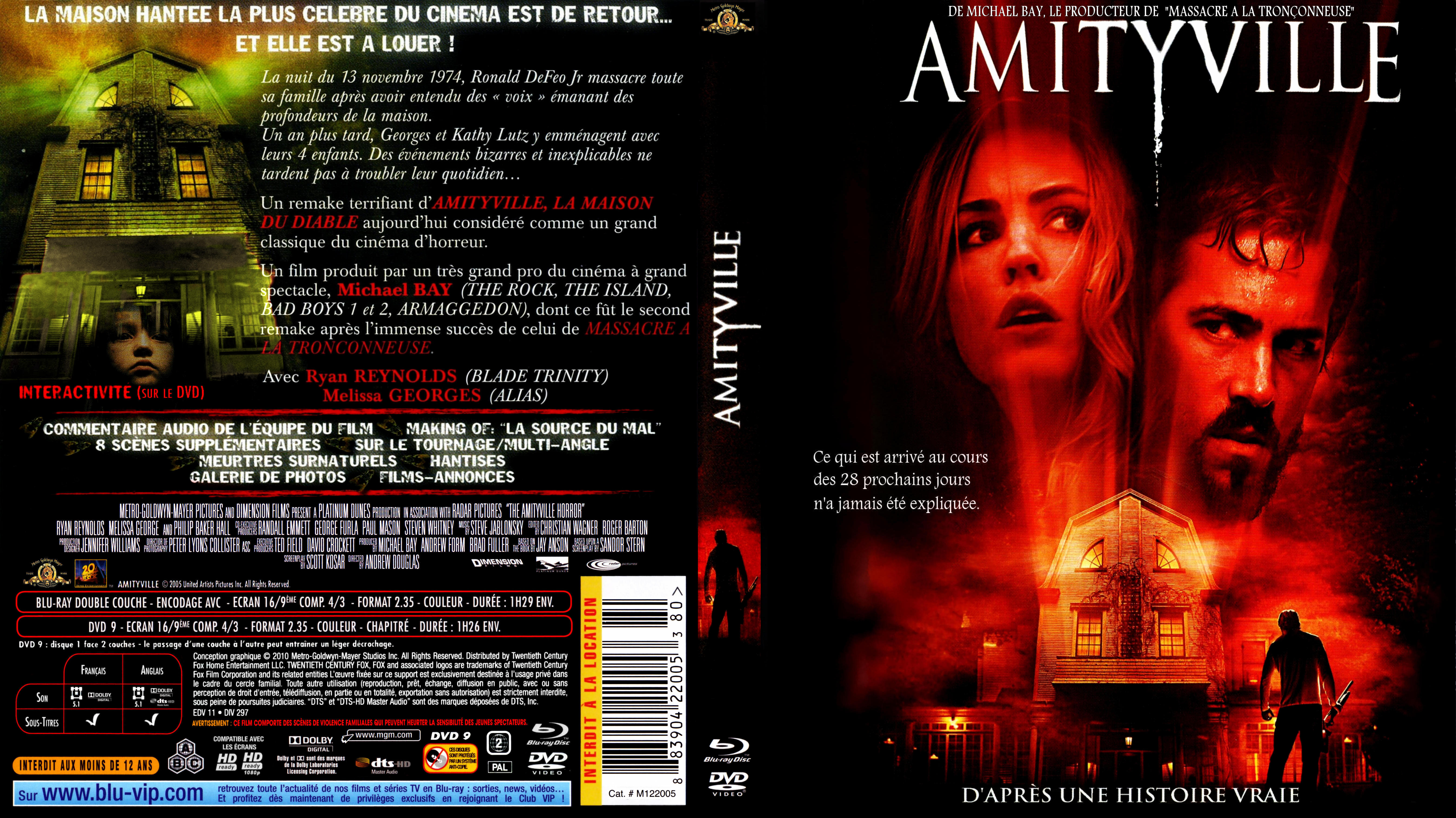 Jaquette DVD Amityville (2005) custom (BLU-RAY)