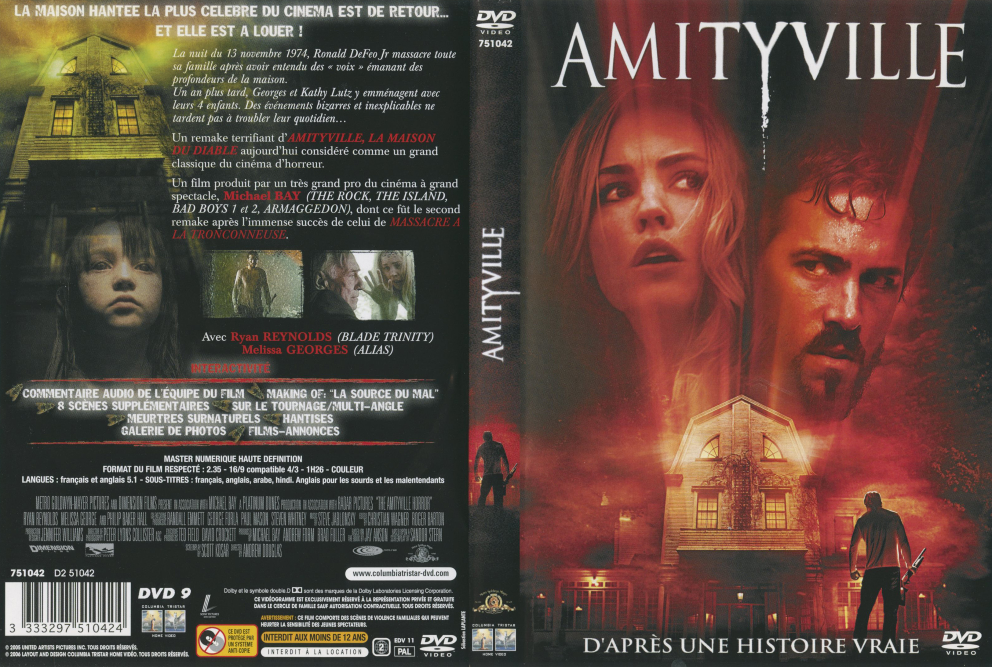 Jaquette DVD Amityville (2005) v2