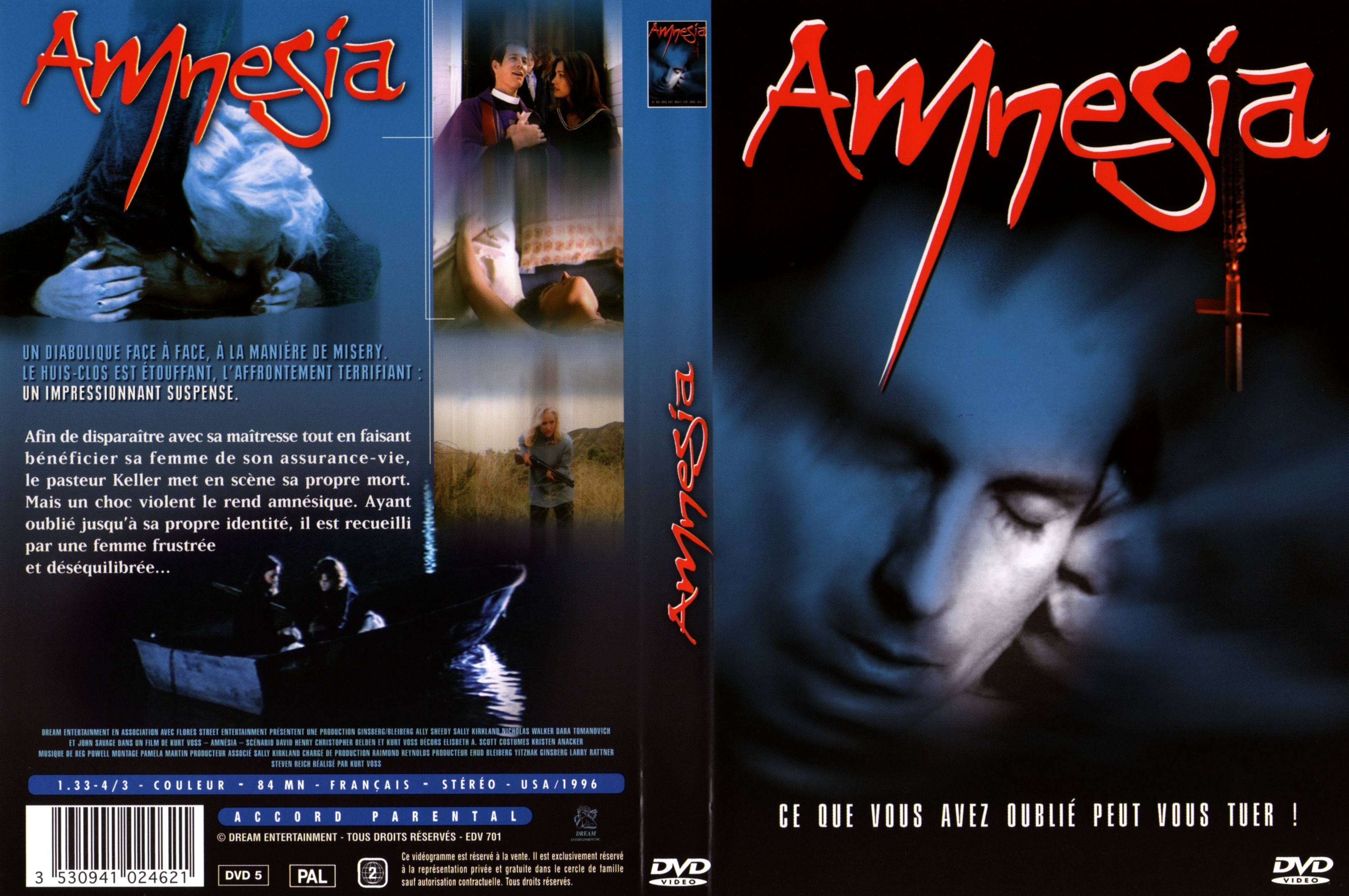 Jaquette DVD Amnesia