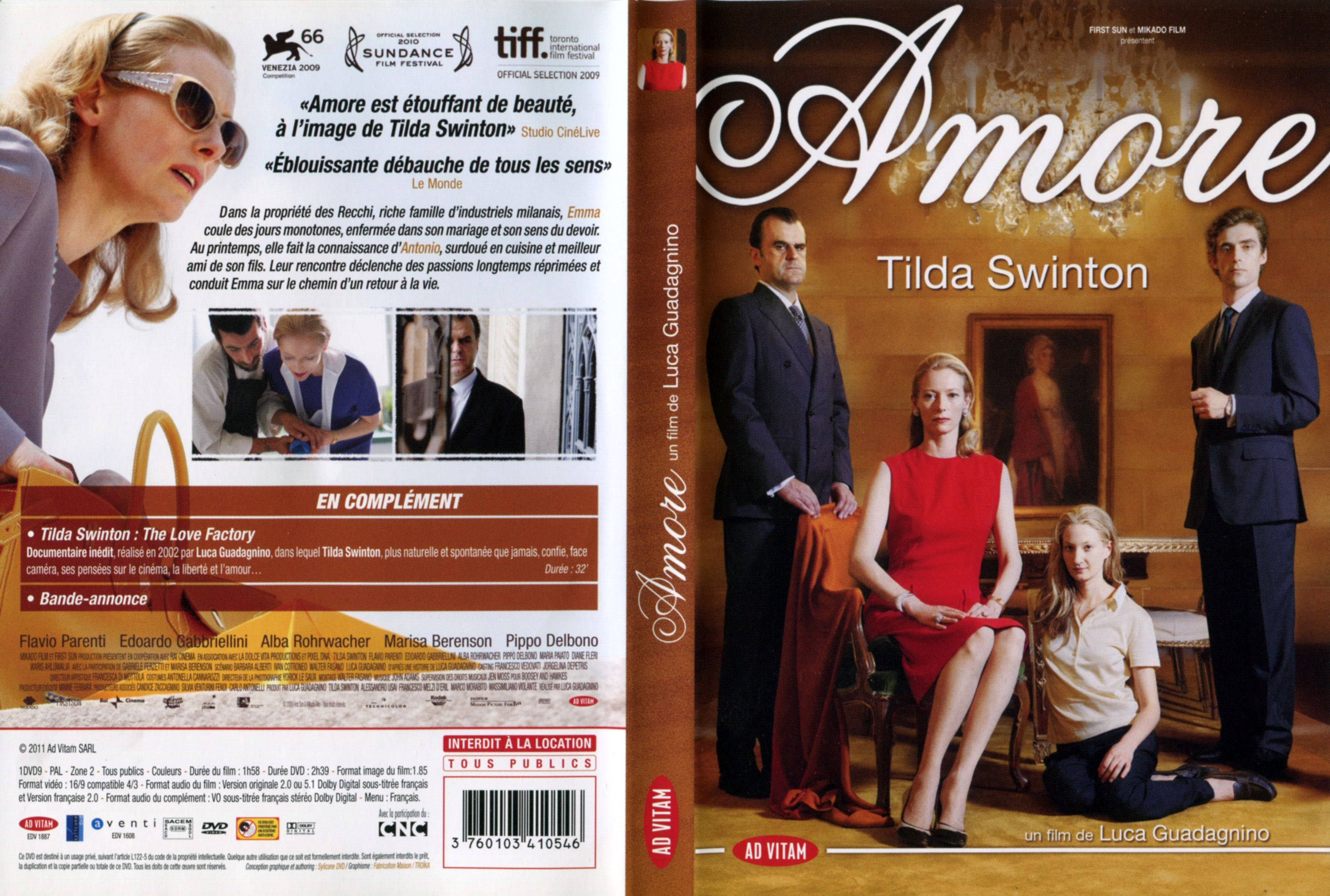 Jaquette DVD Amore