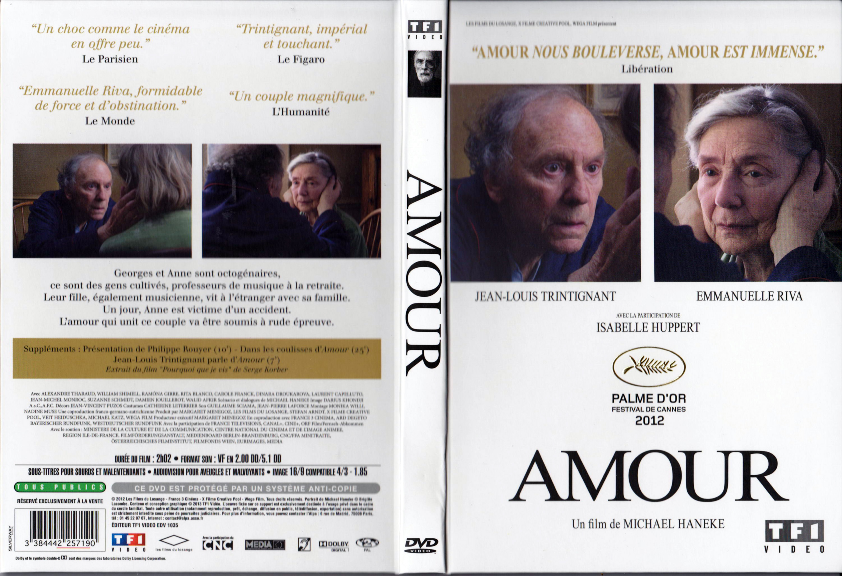 Jaquette DVD Amour