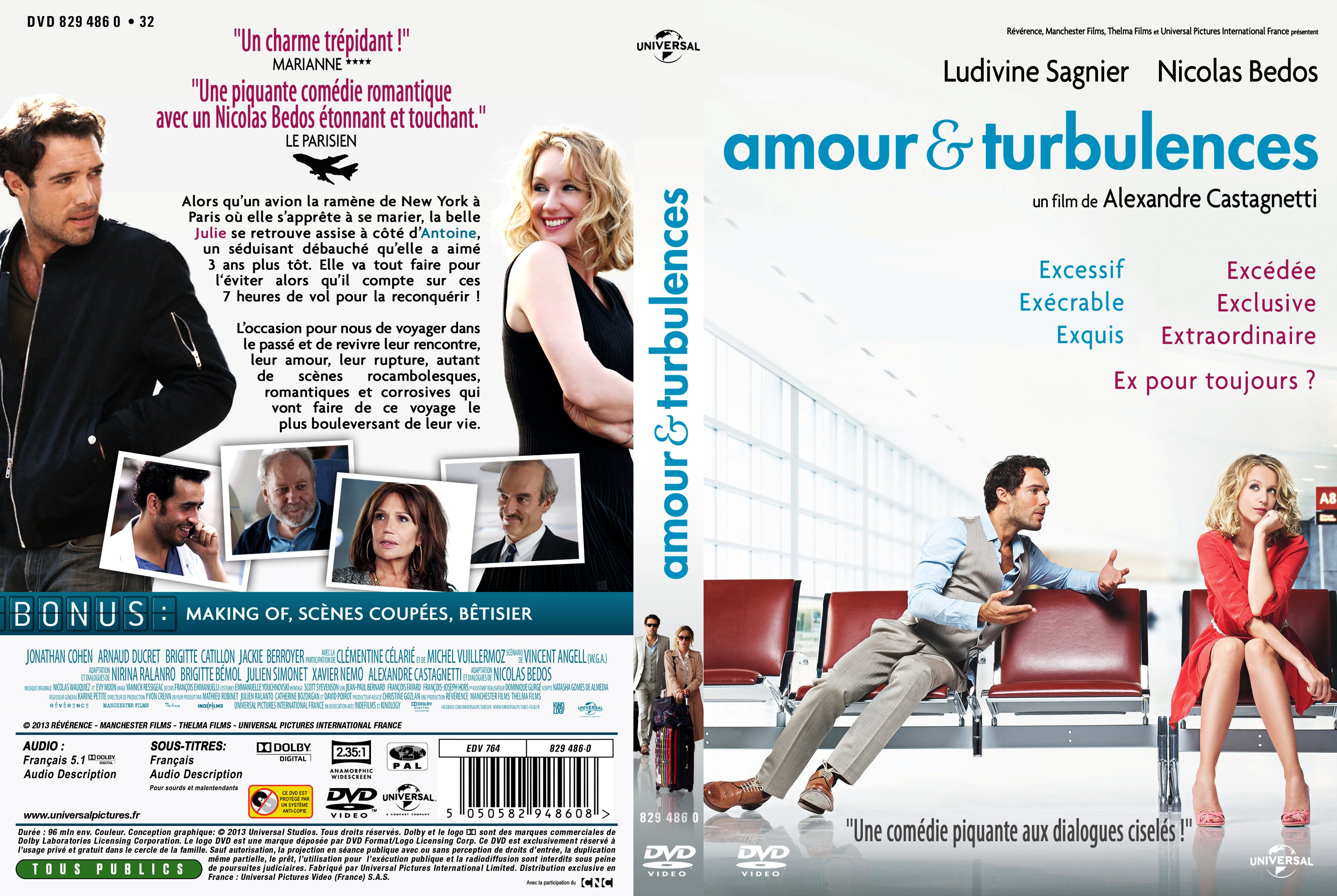 Jaquette DVD Amour & Turbulences custom