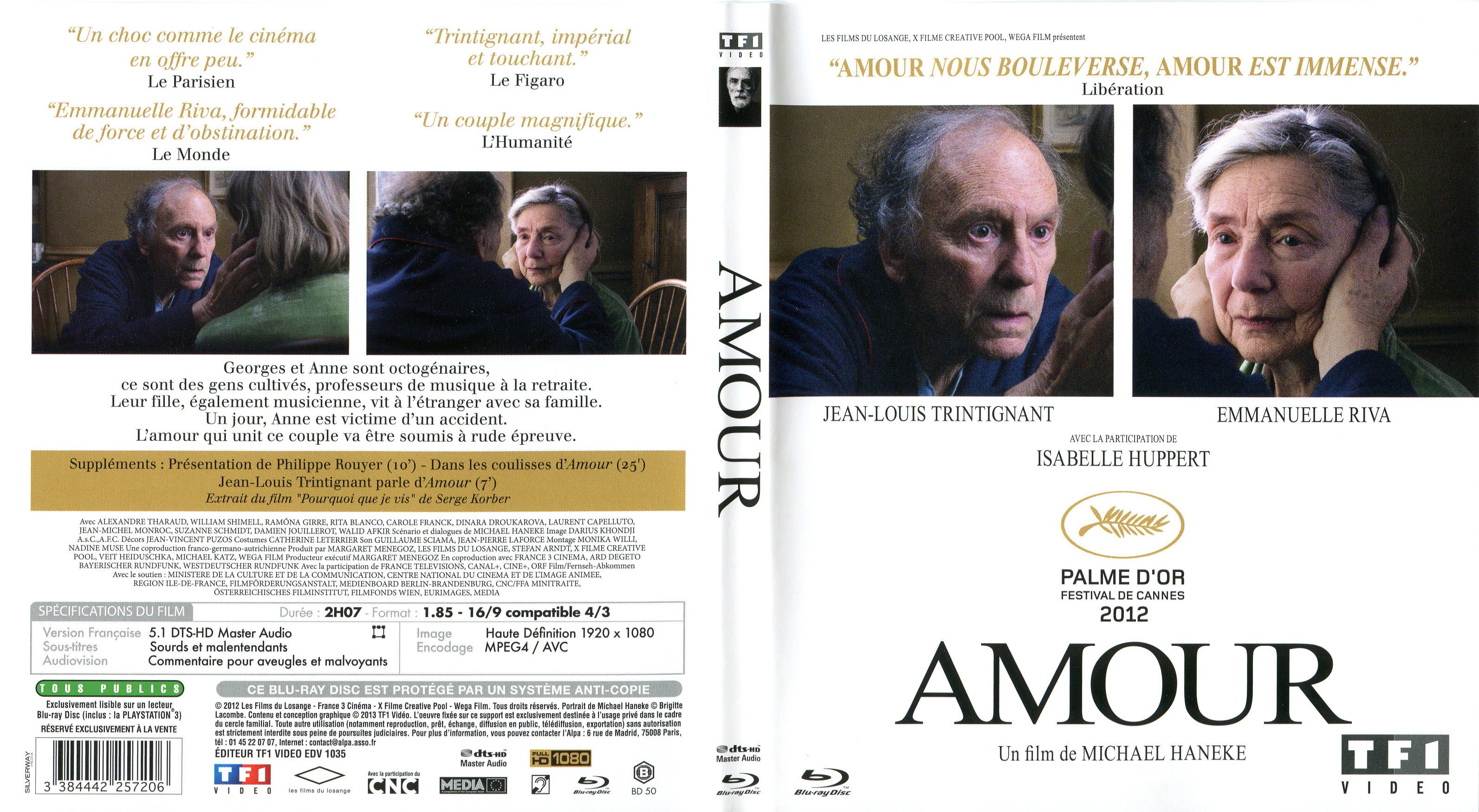 Jaquette DVD Amour (BLU-RAY)