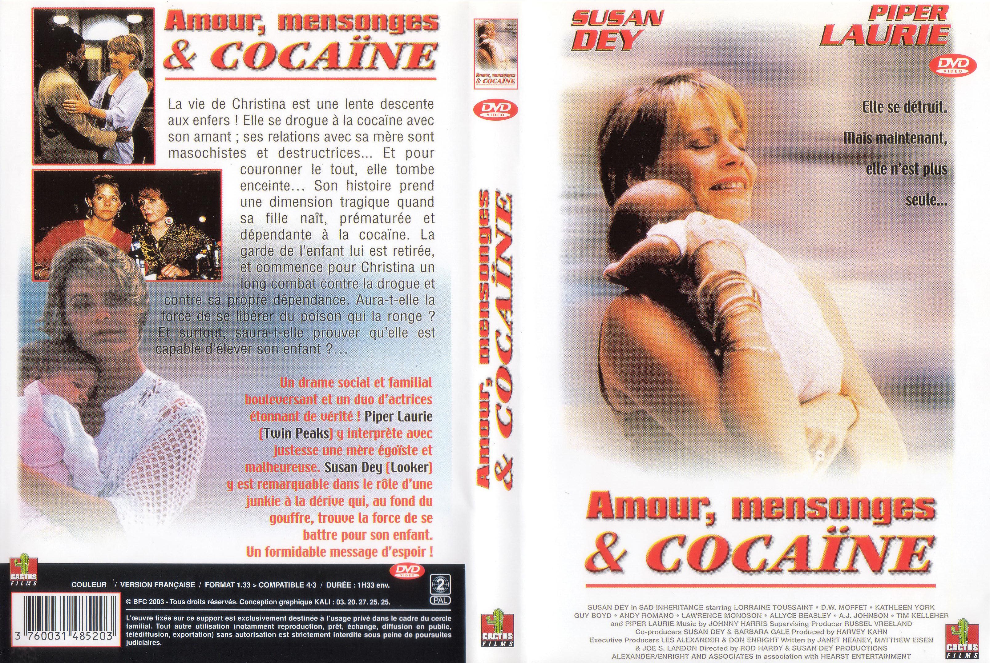 Jaquette DVD Amour mensonges et cocaine