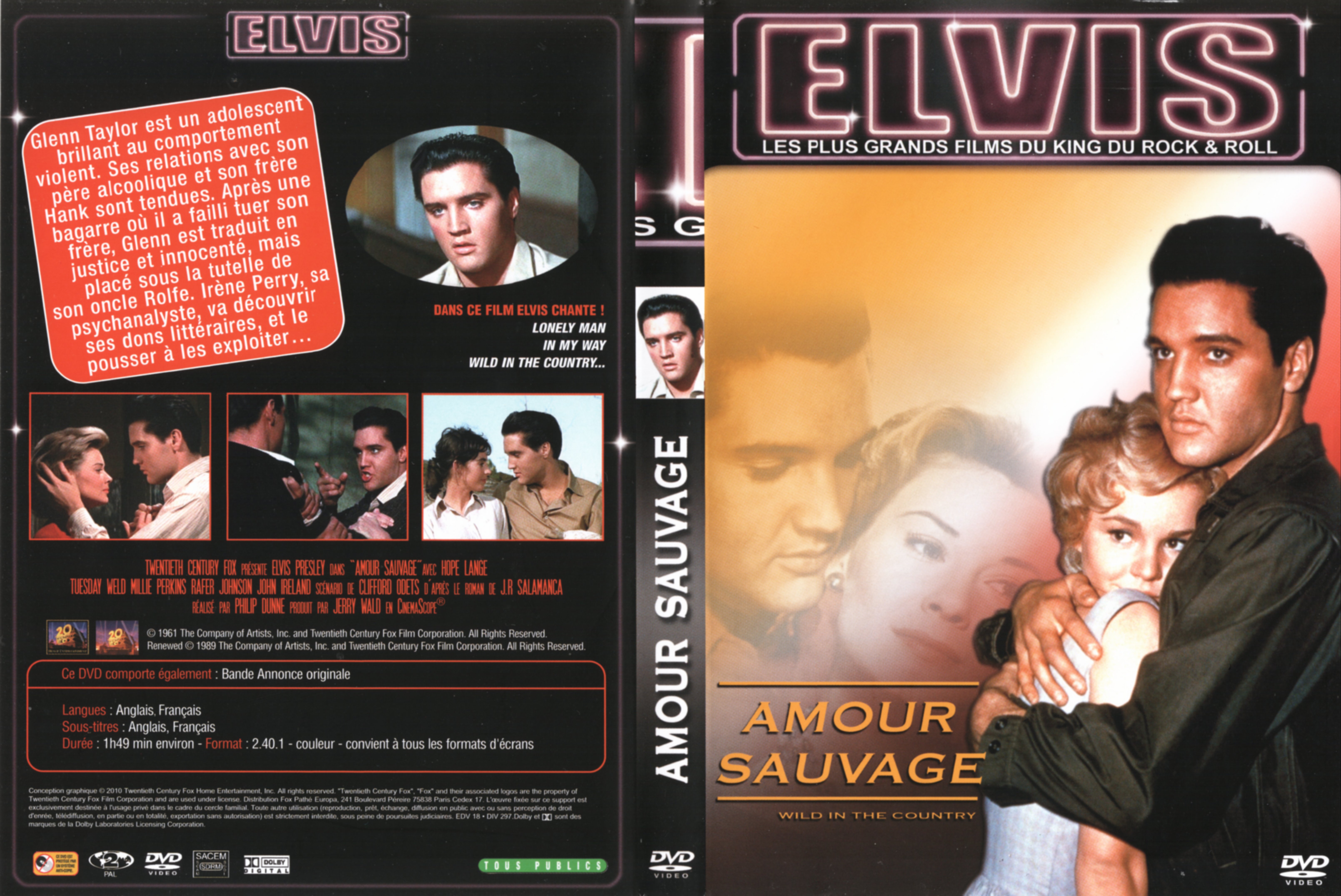 Jaquette DVD Amour sauvage v2