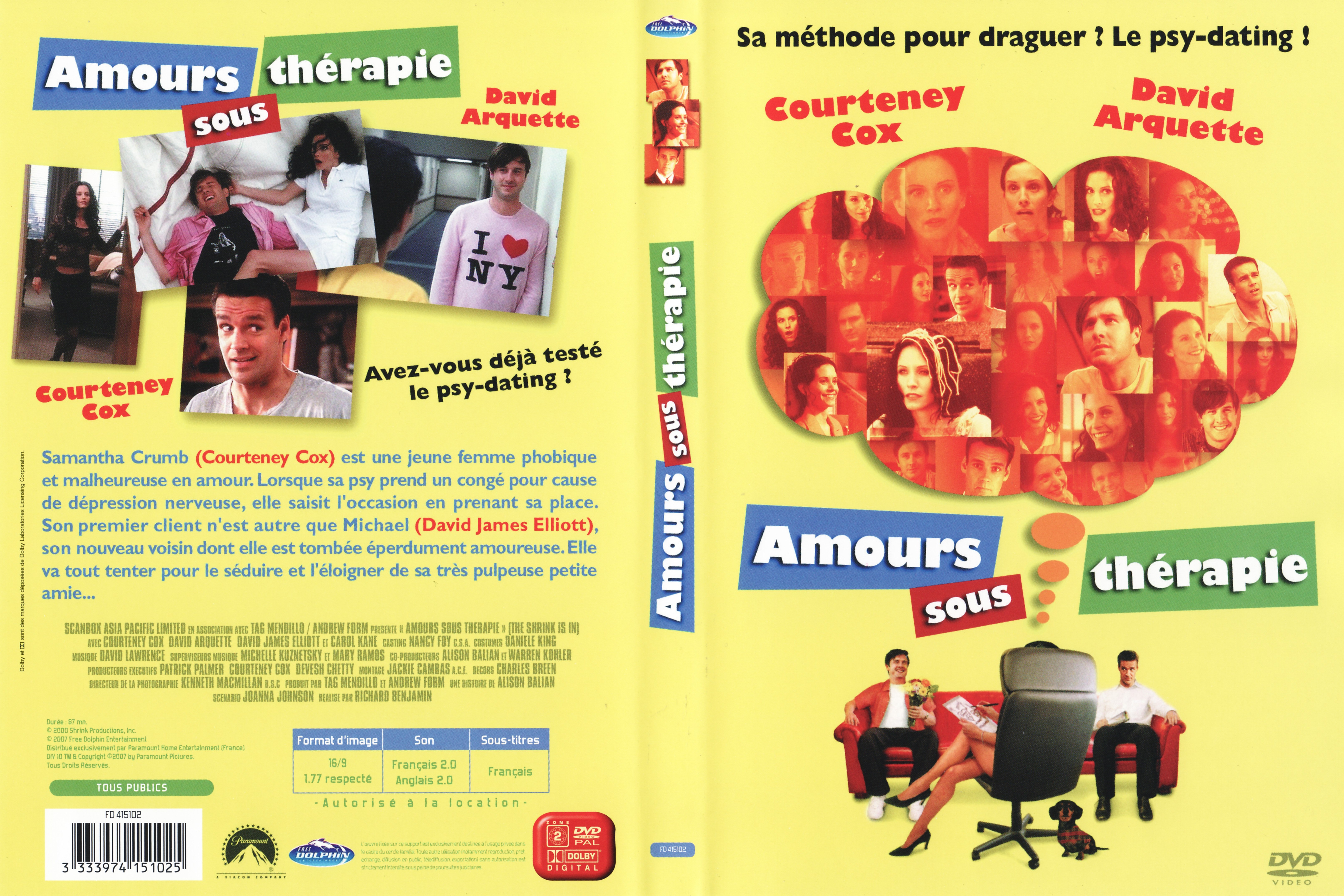 Jaquette DVD Amours sous therapie