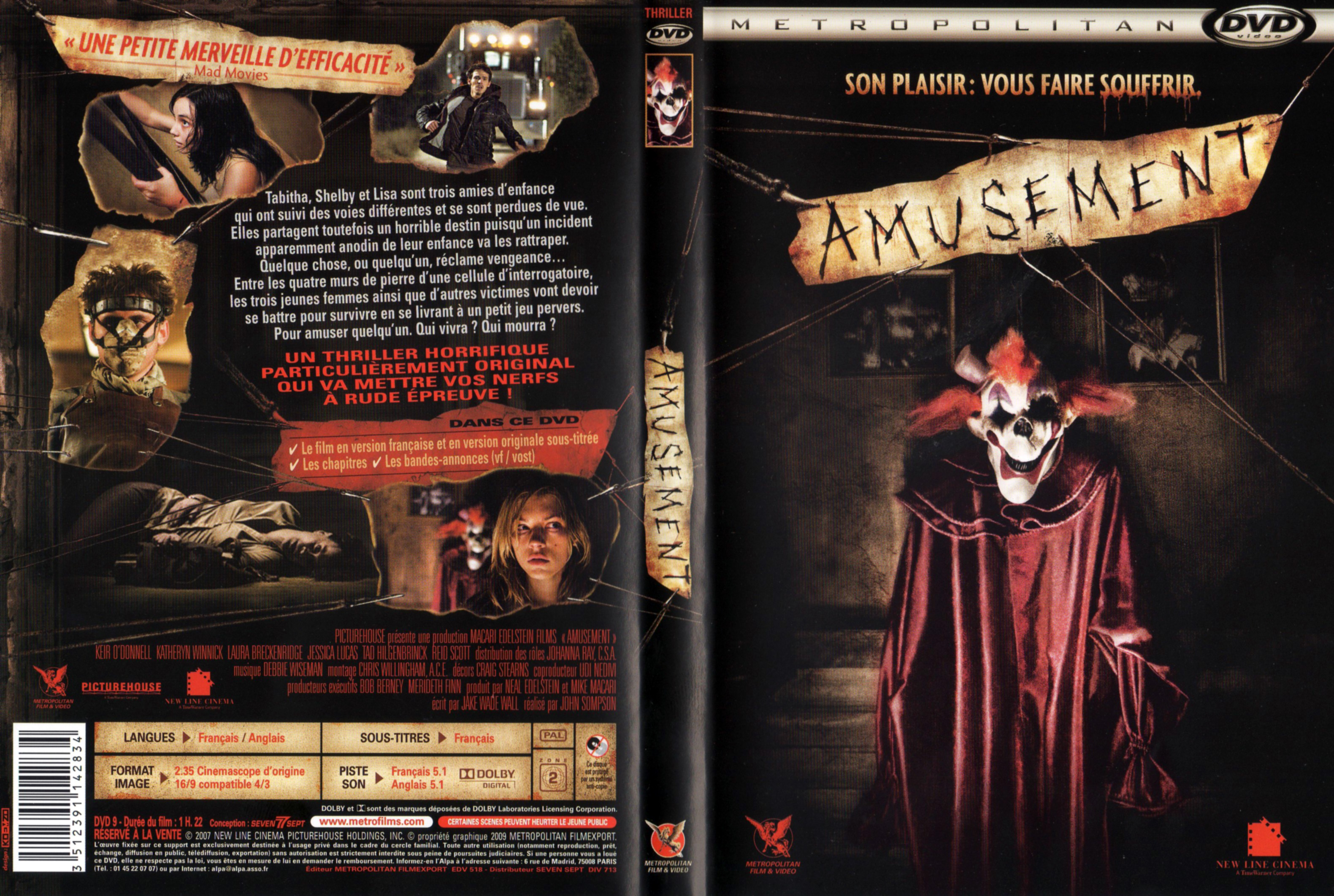 Jaquette DVD Amusement