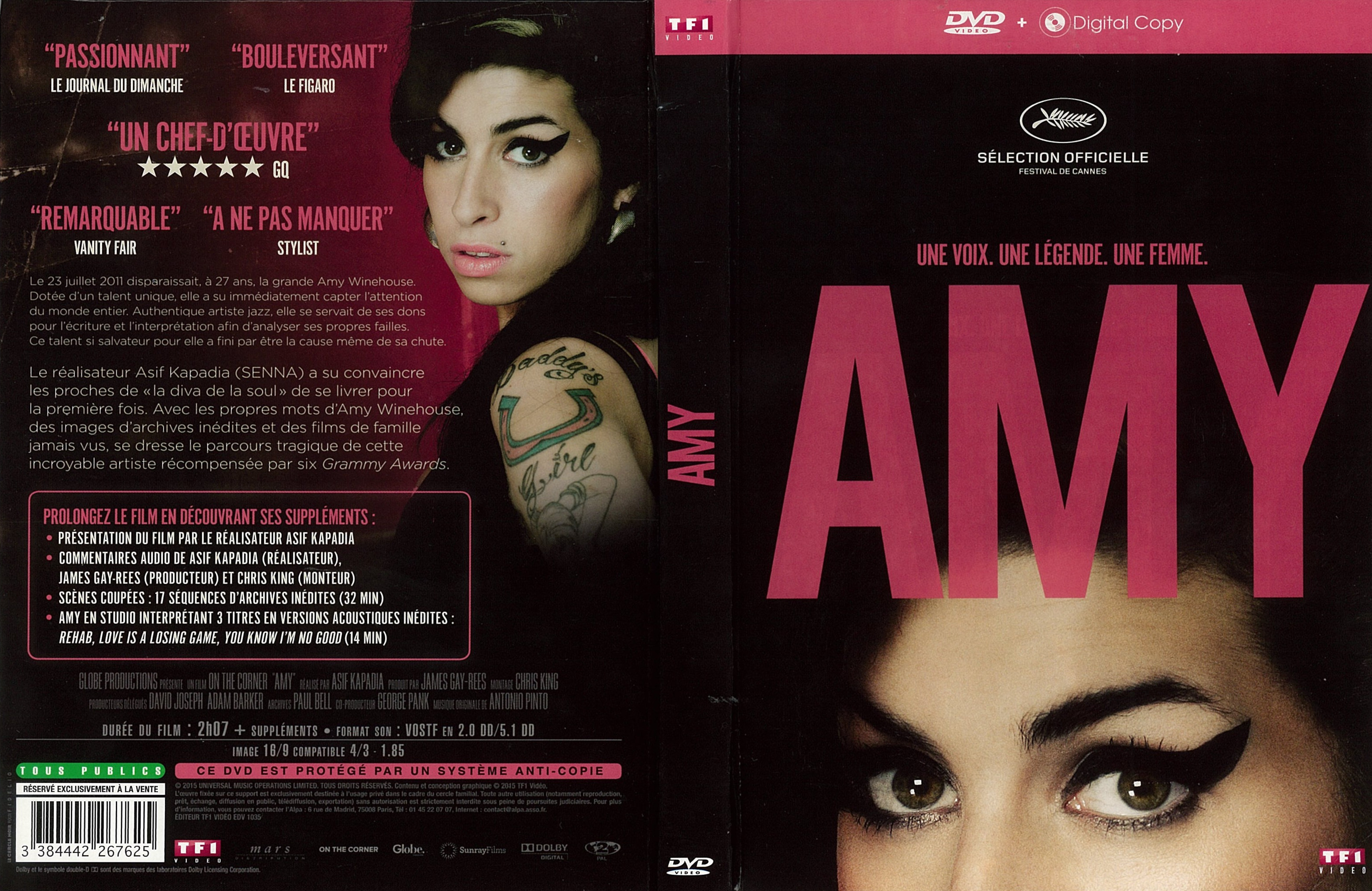 Jaquette DVD Amy