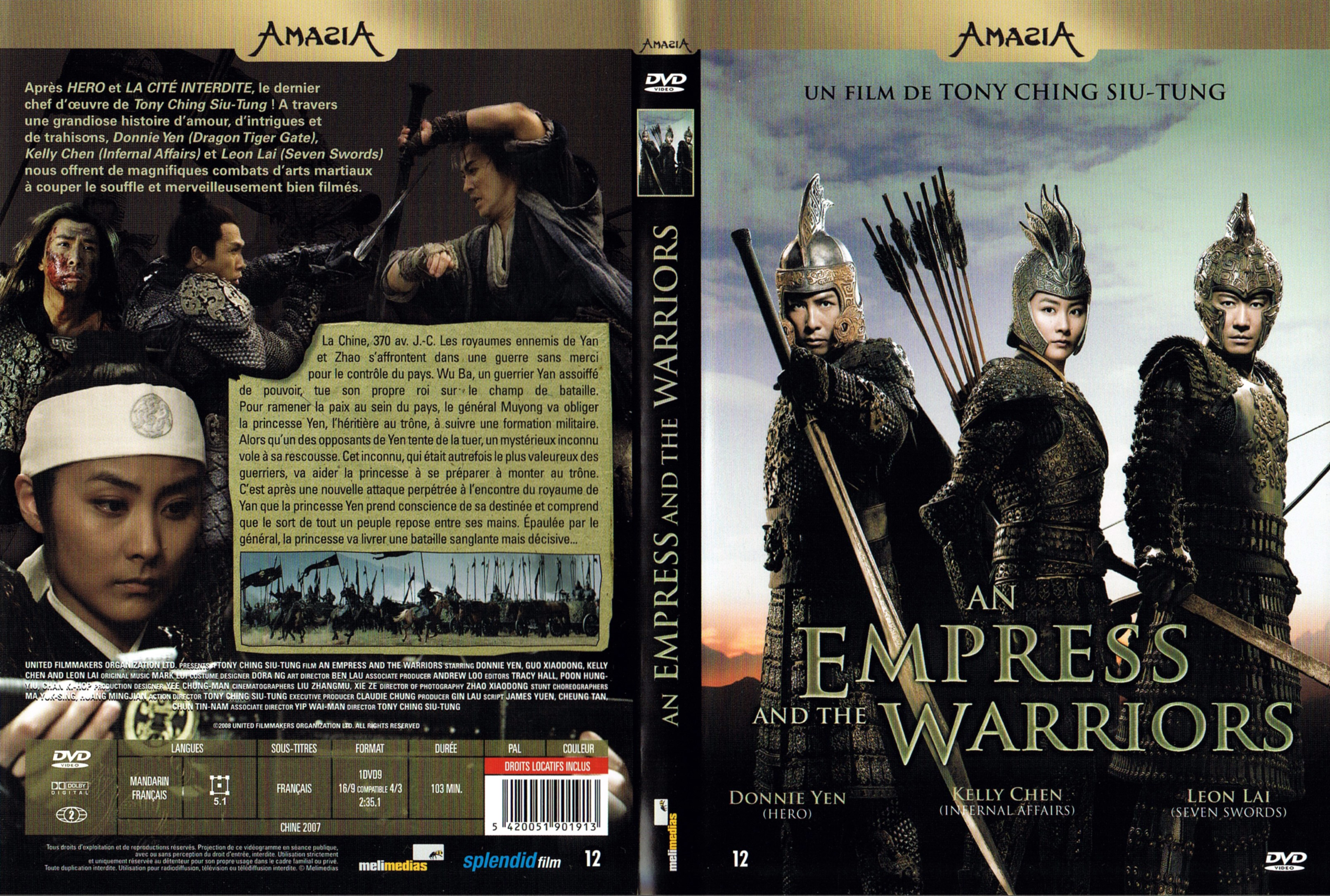 Jaquette DVD An empress and the warriors