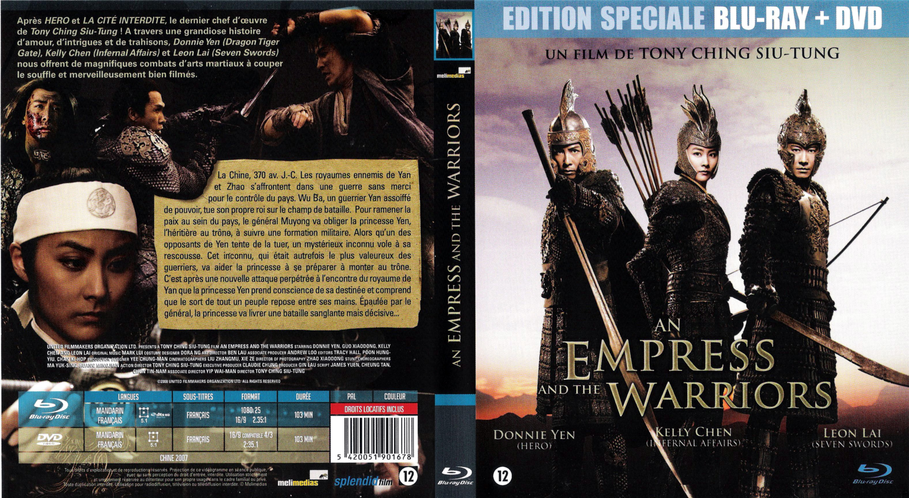 Jaquette DVD An empress and the warriors (BLU-RAY)