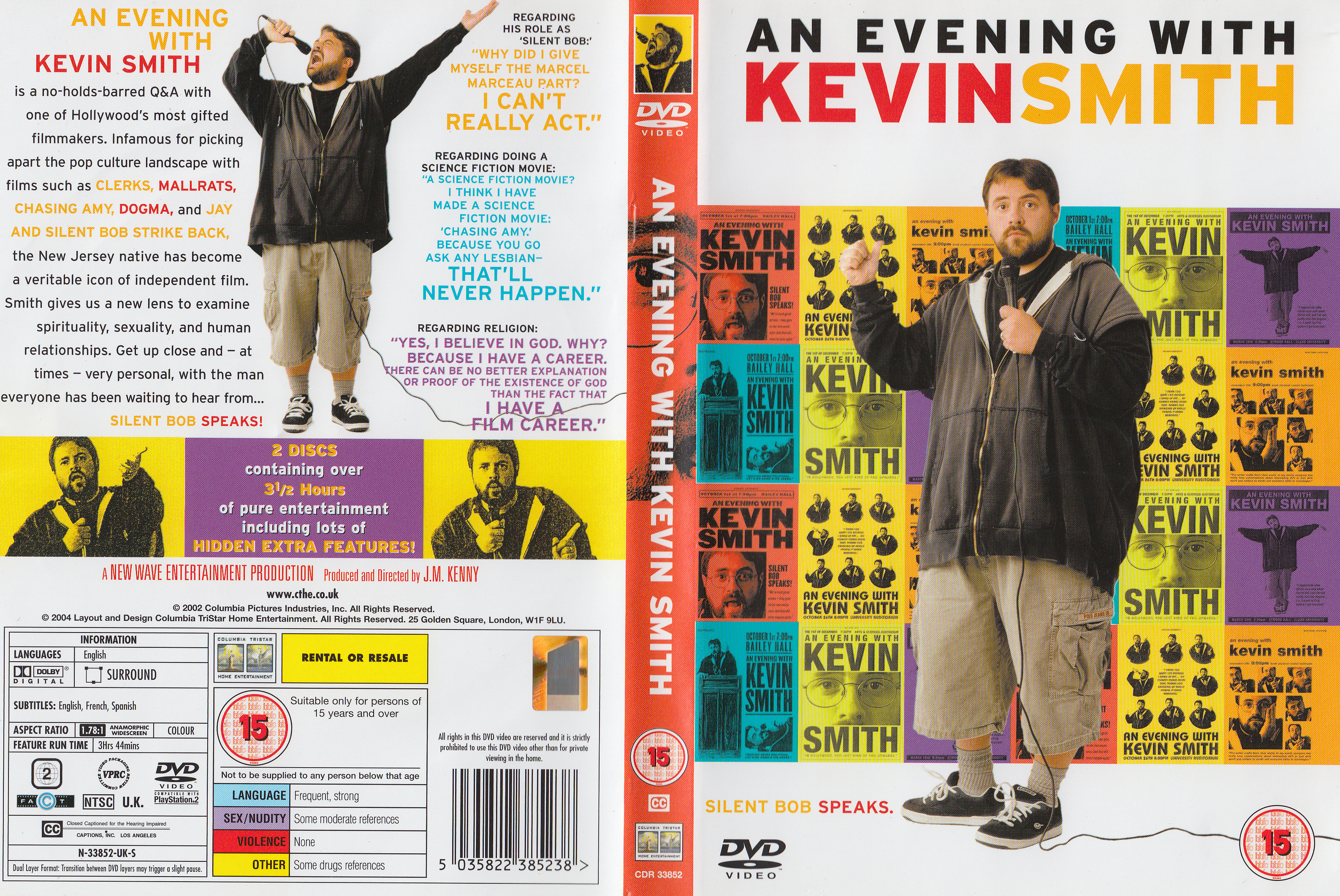 Jaquette DVD An evening night with Kevin Smith