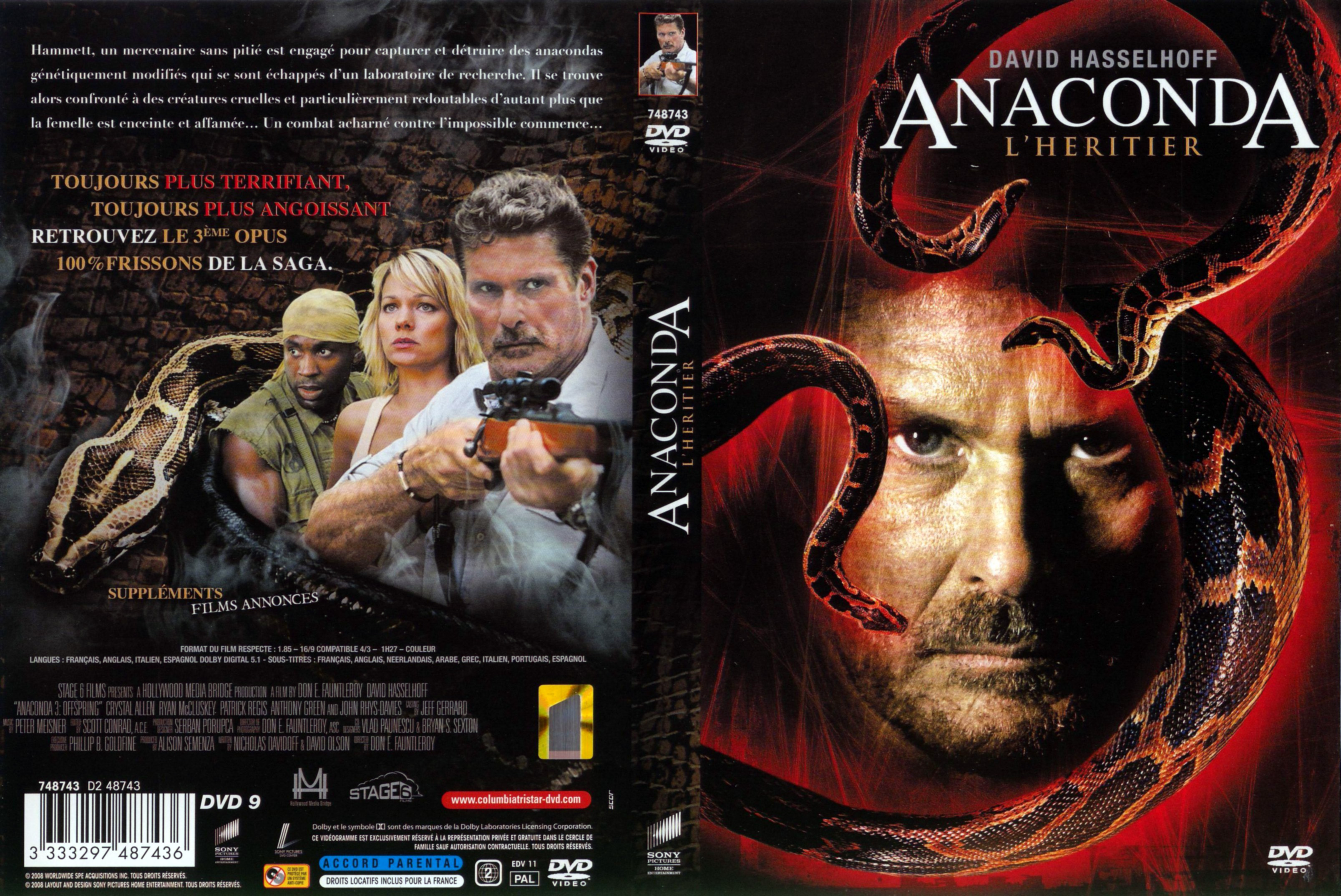 Jaquette DVD Anaconda 3 L