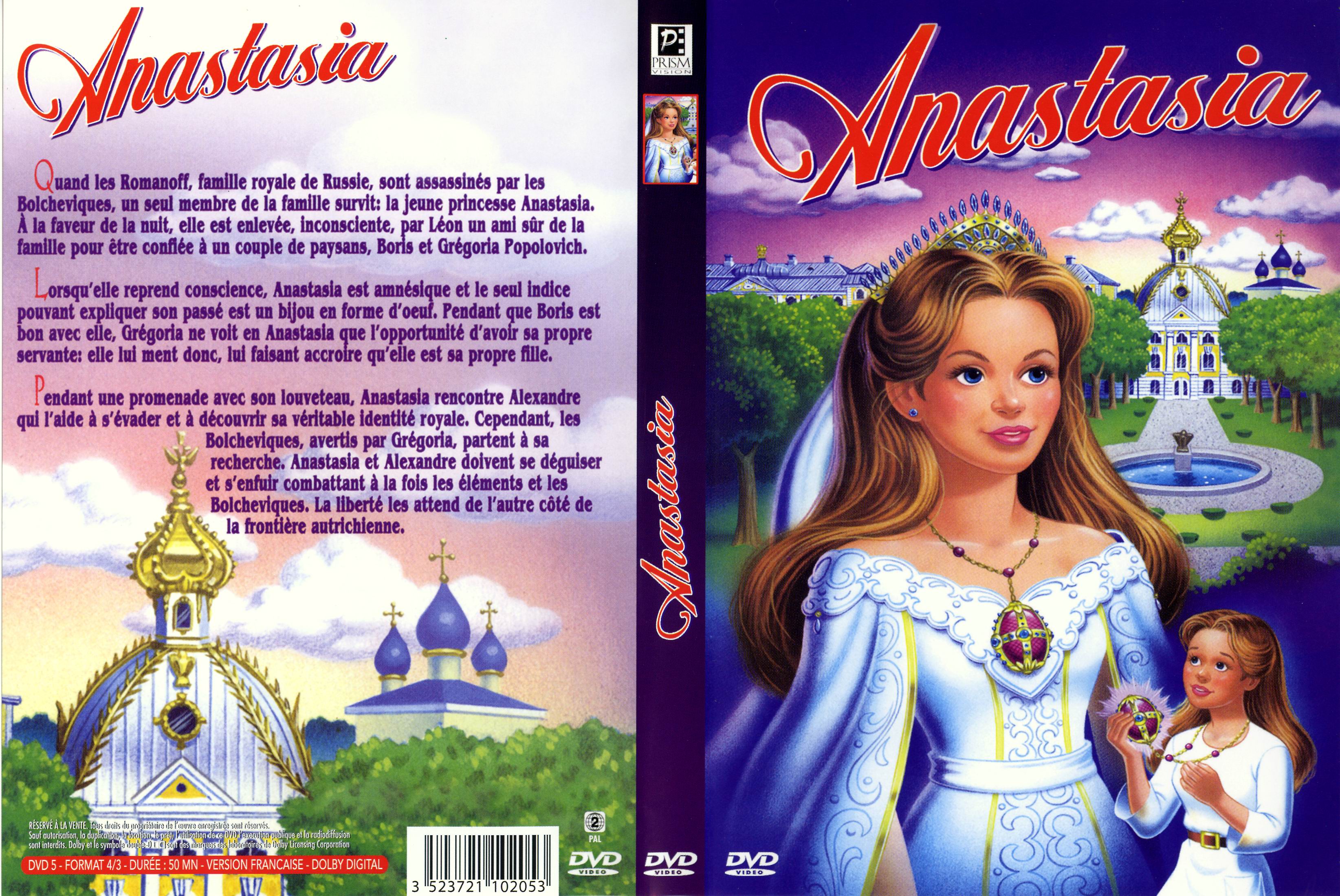Jaquette DVD Anastasia (DA)
