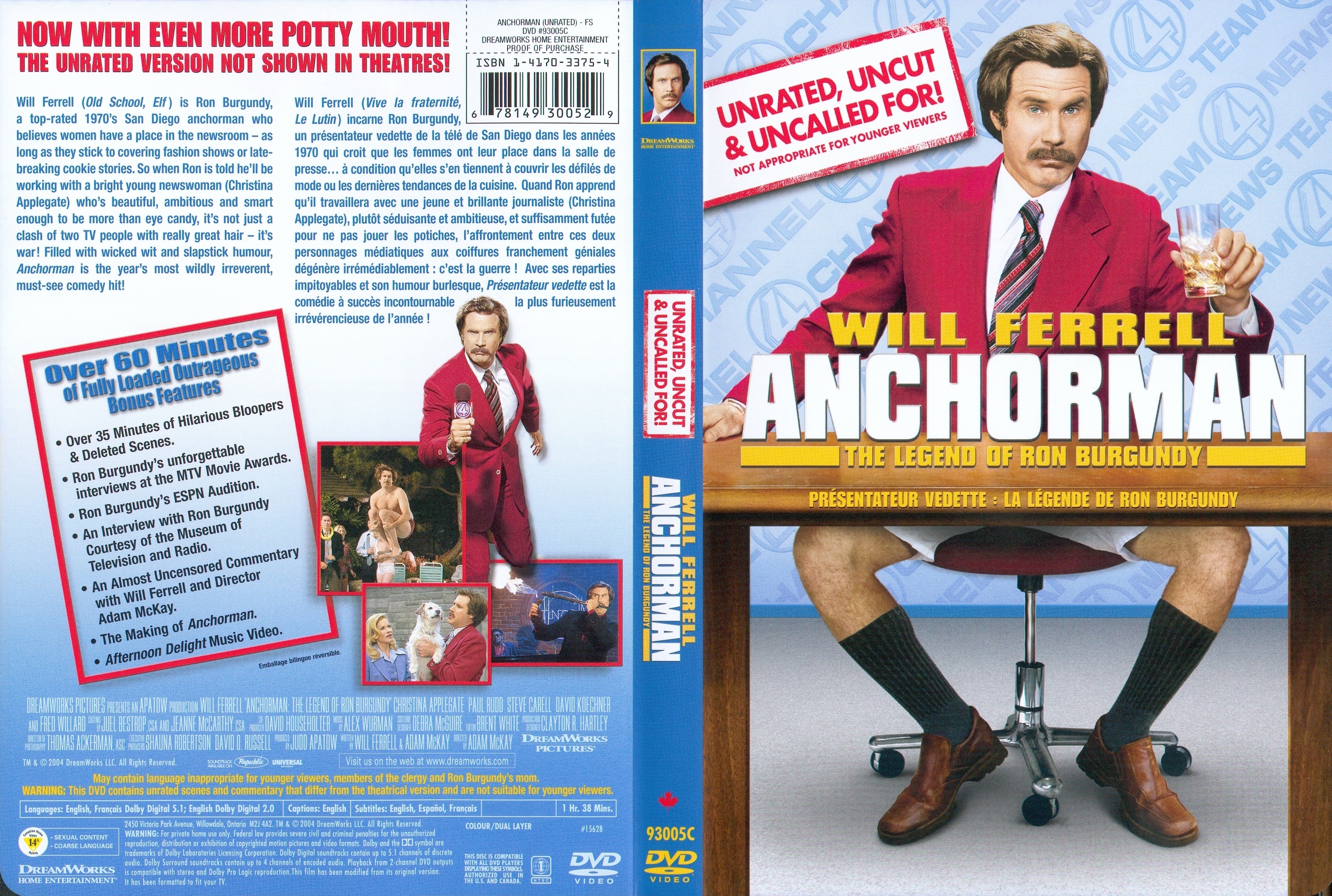 Jaquette DVD Anchorman