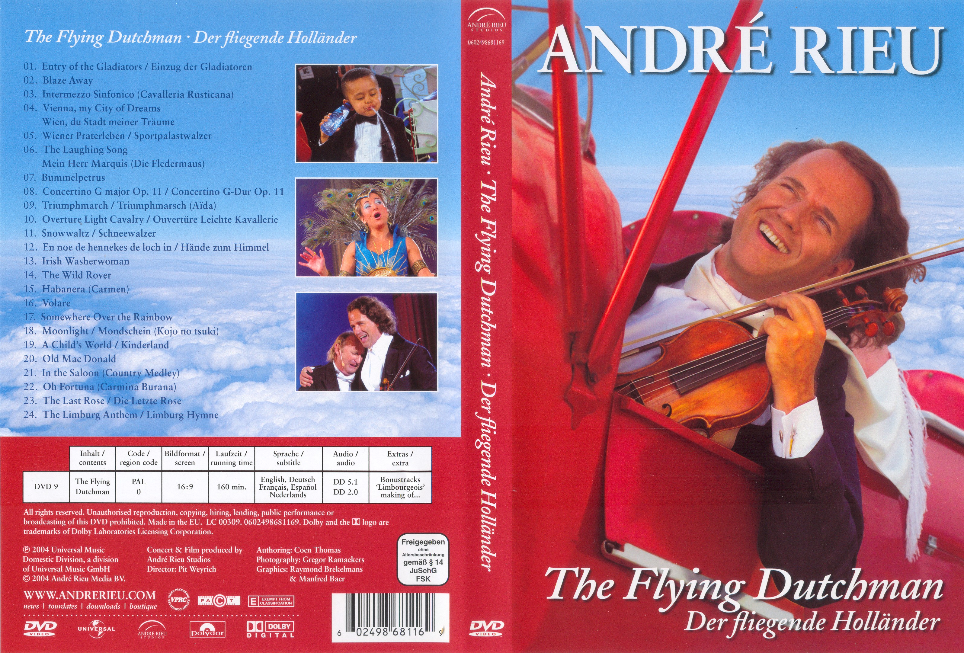 Jaquette DVD Andre Rieu The Flying Dutchman