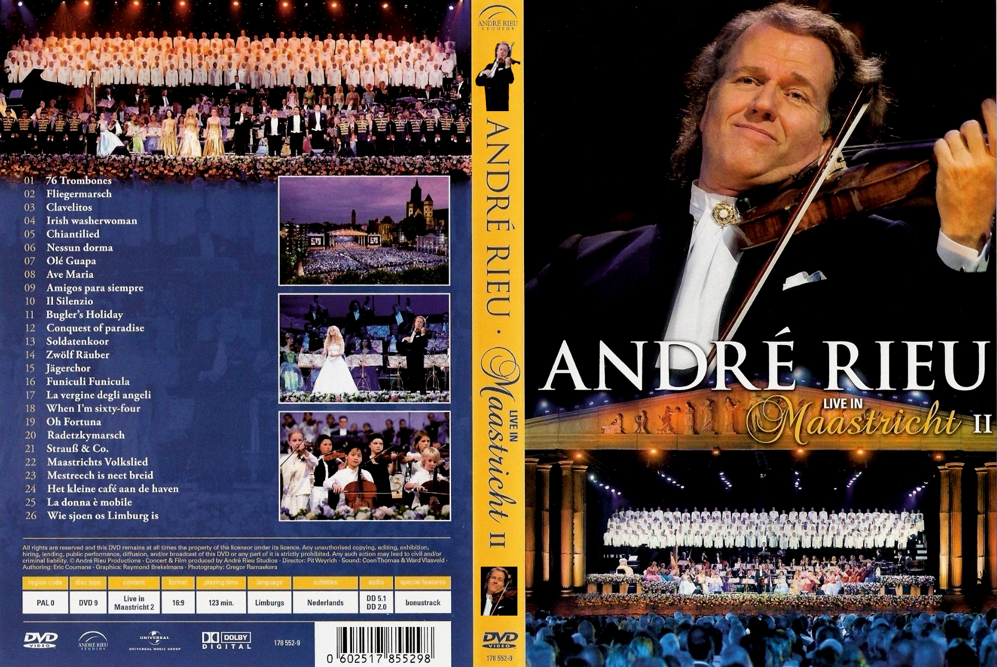 Jaquette DVD Andr Rieu - Live in Maastricht 2 (2008)