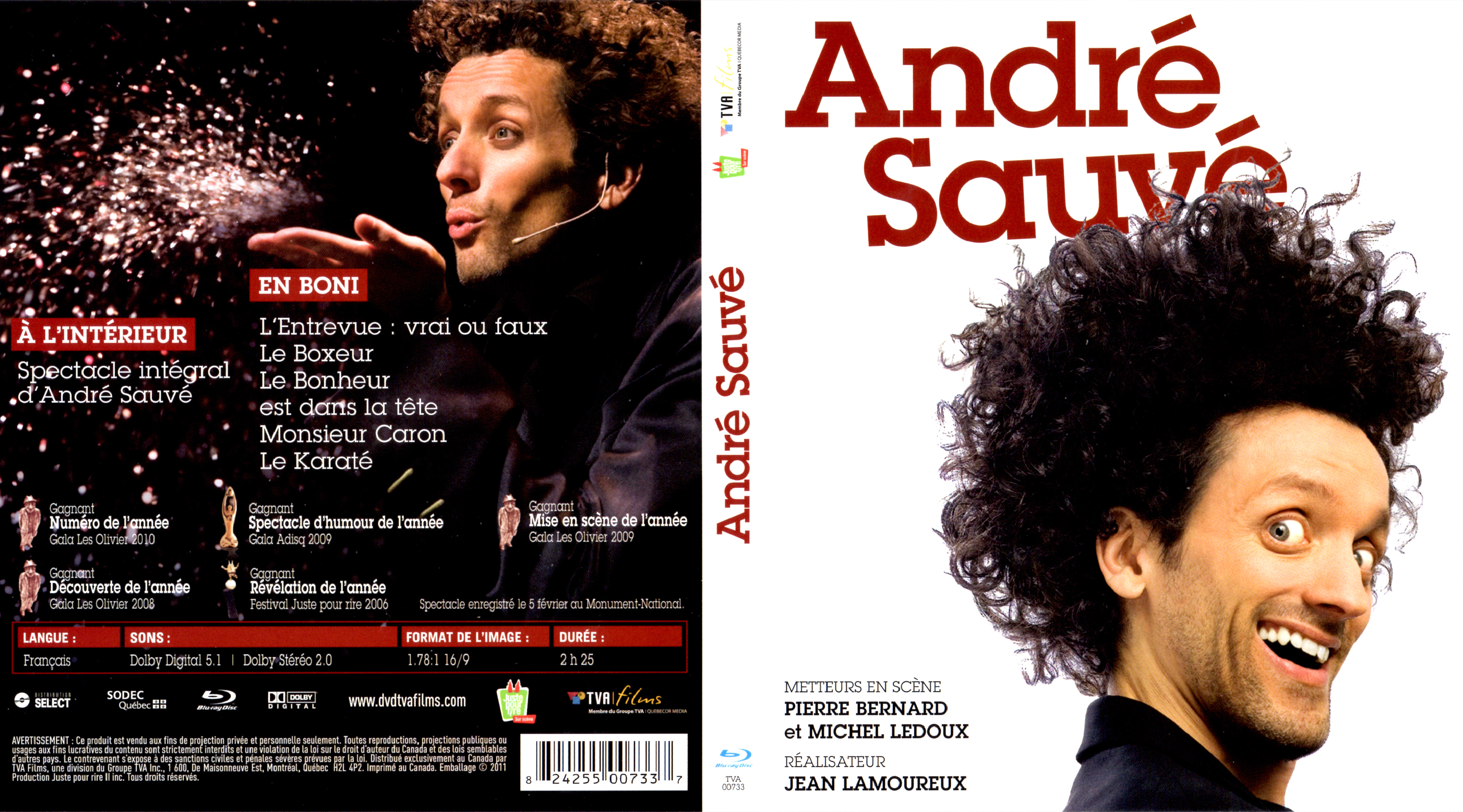 Jaquette DVD Andr Sauv (BLU-RAY)