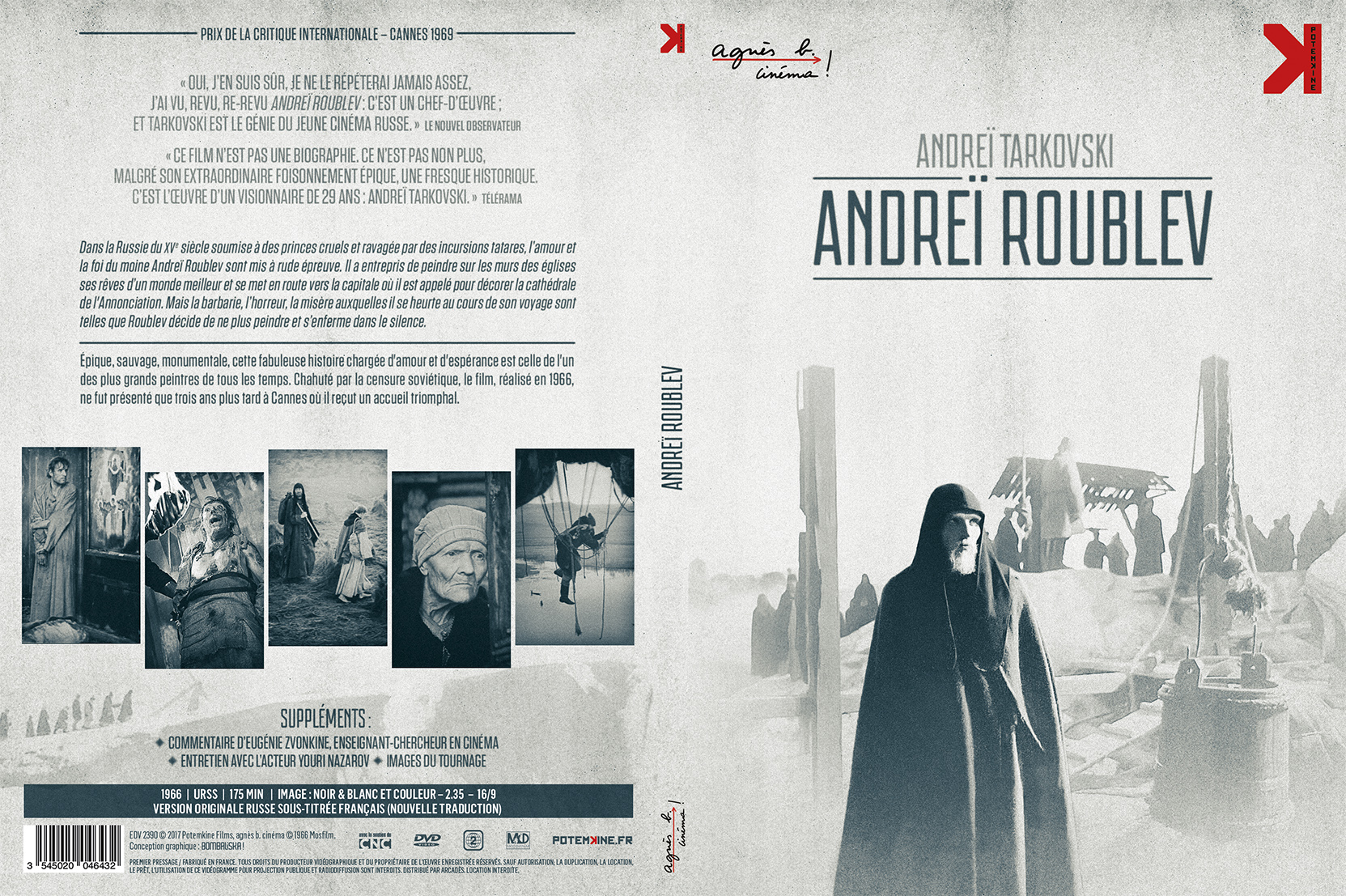 Jaquette DVD Andrei Roublev v2