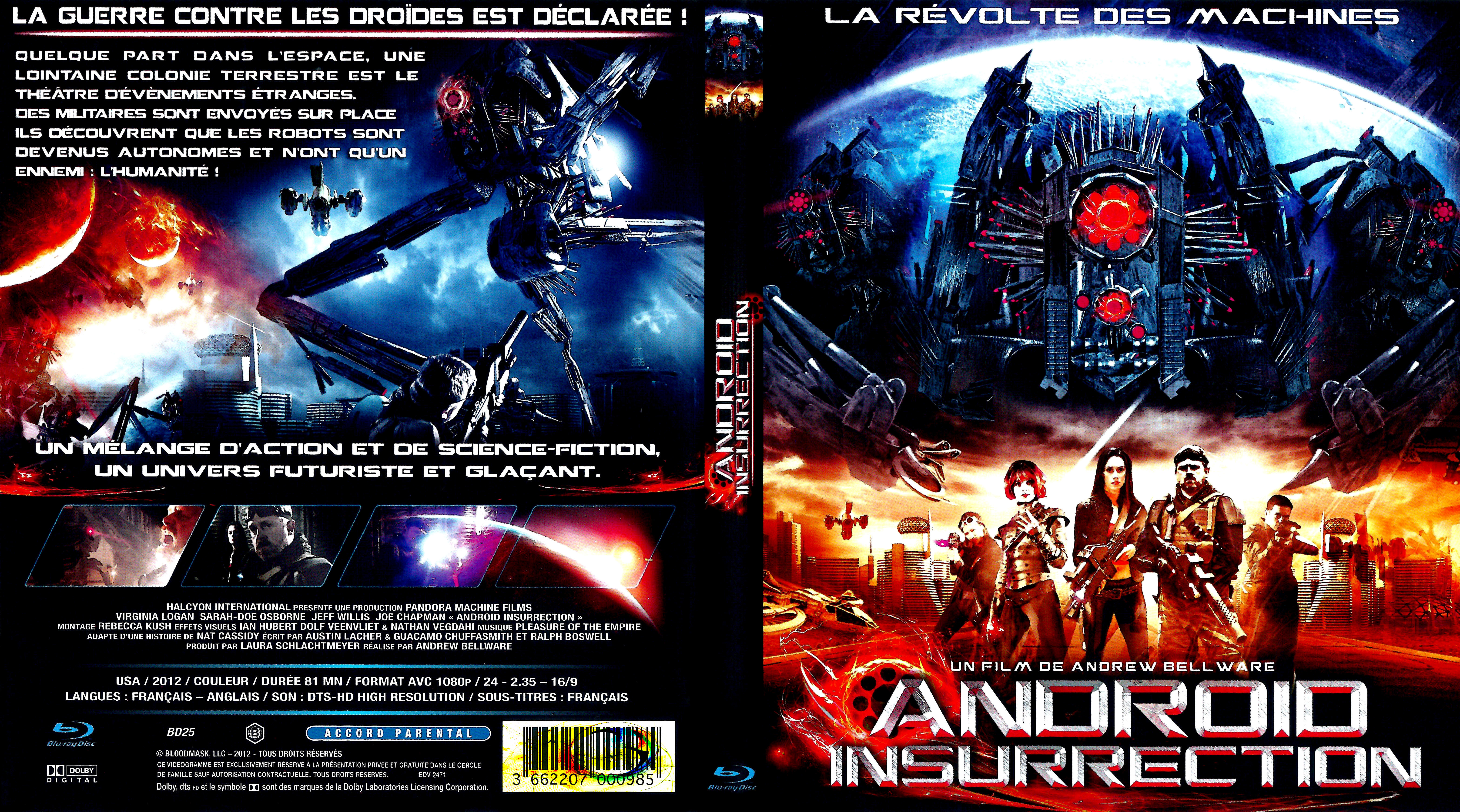 Jaquette DVD Android insurrection (BLU-RAY)