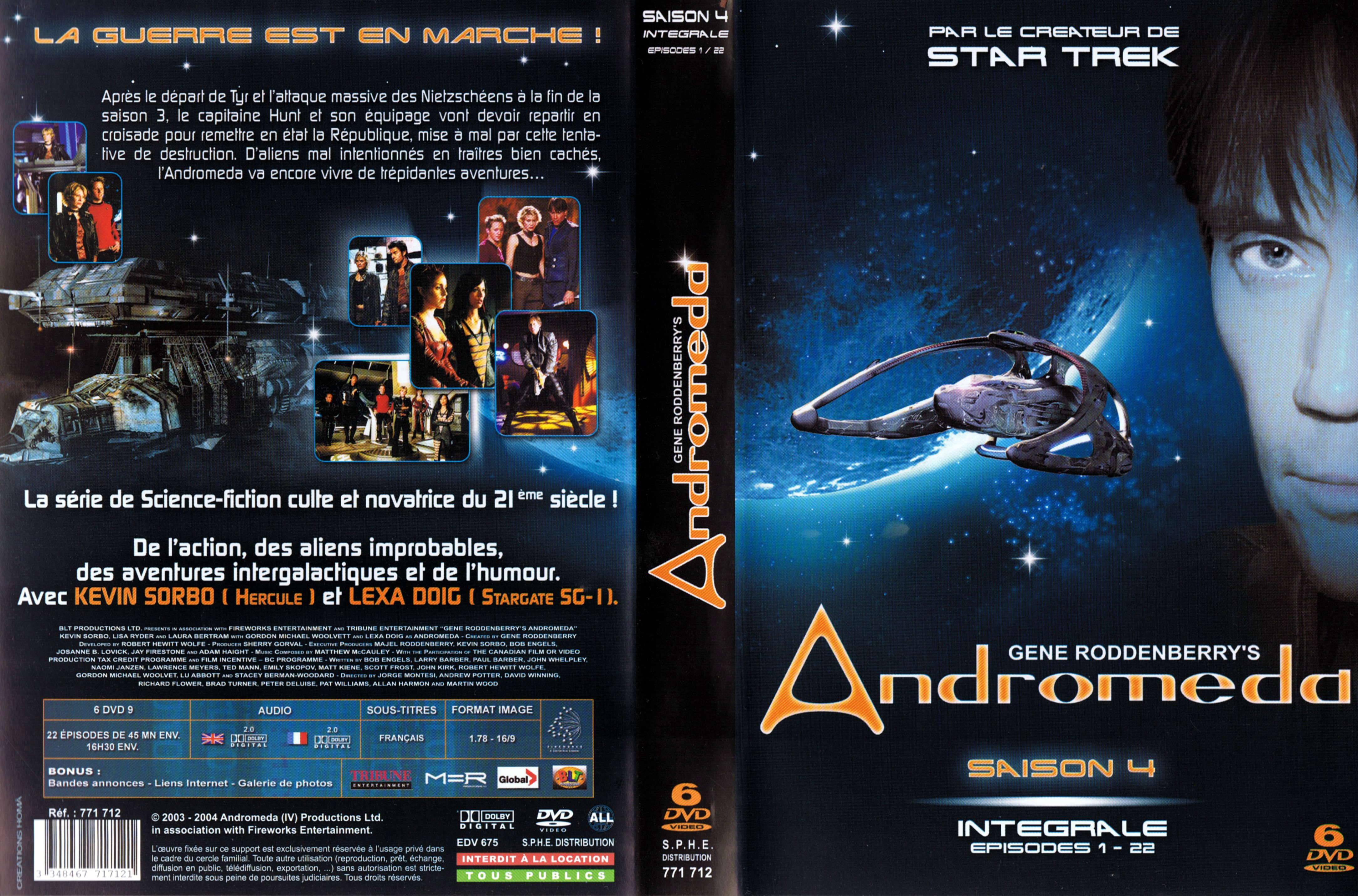 Jaquette DVD Andromeda Saison 4 COFFRET