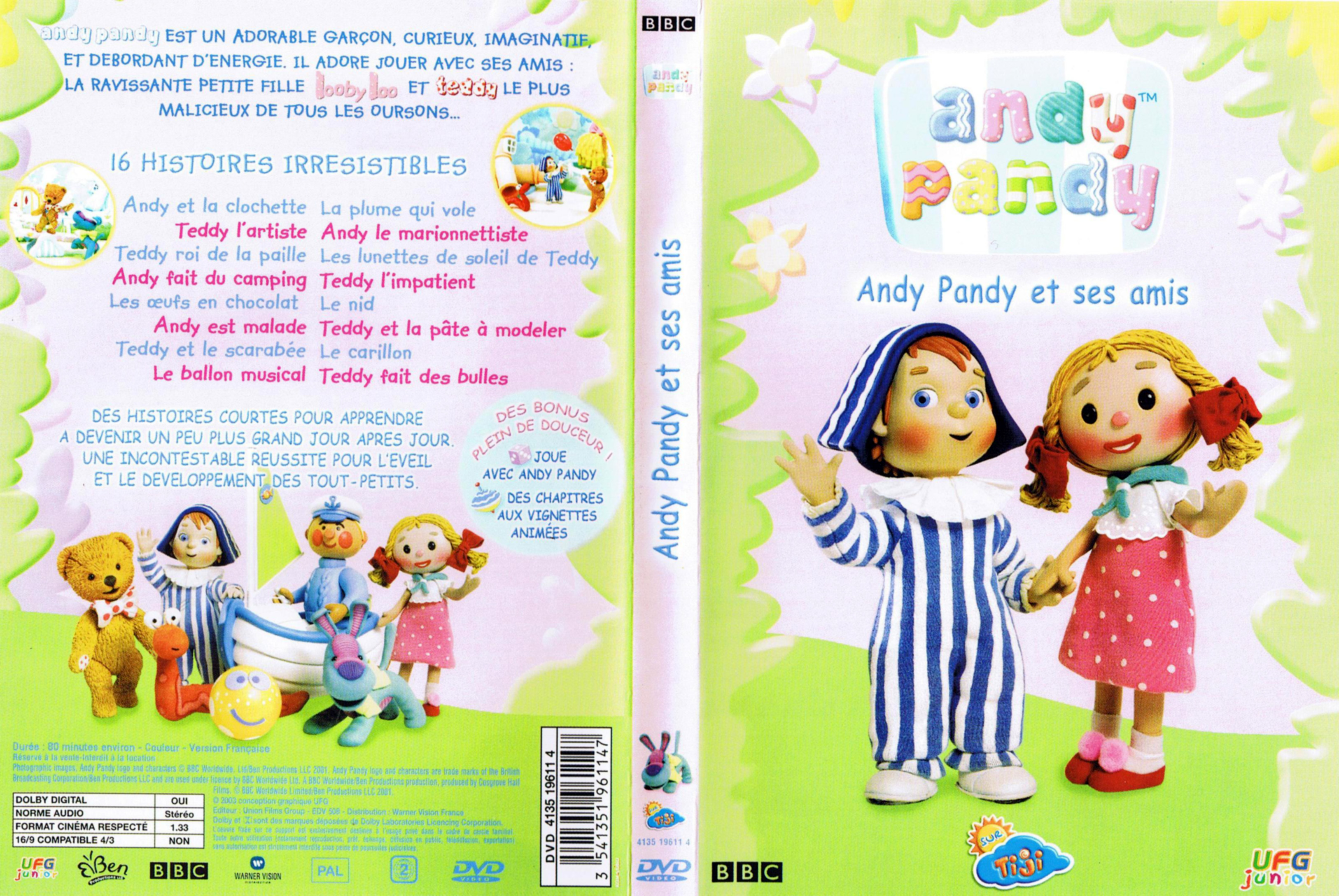 Jaquette DVD Andy Pandy et ses amis